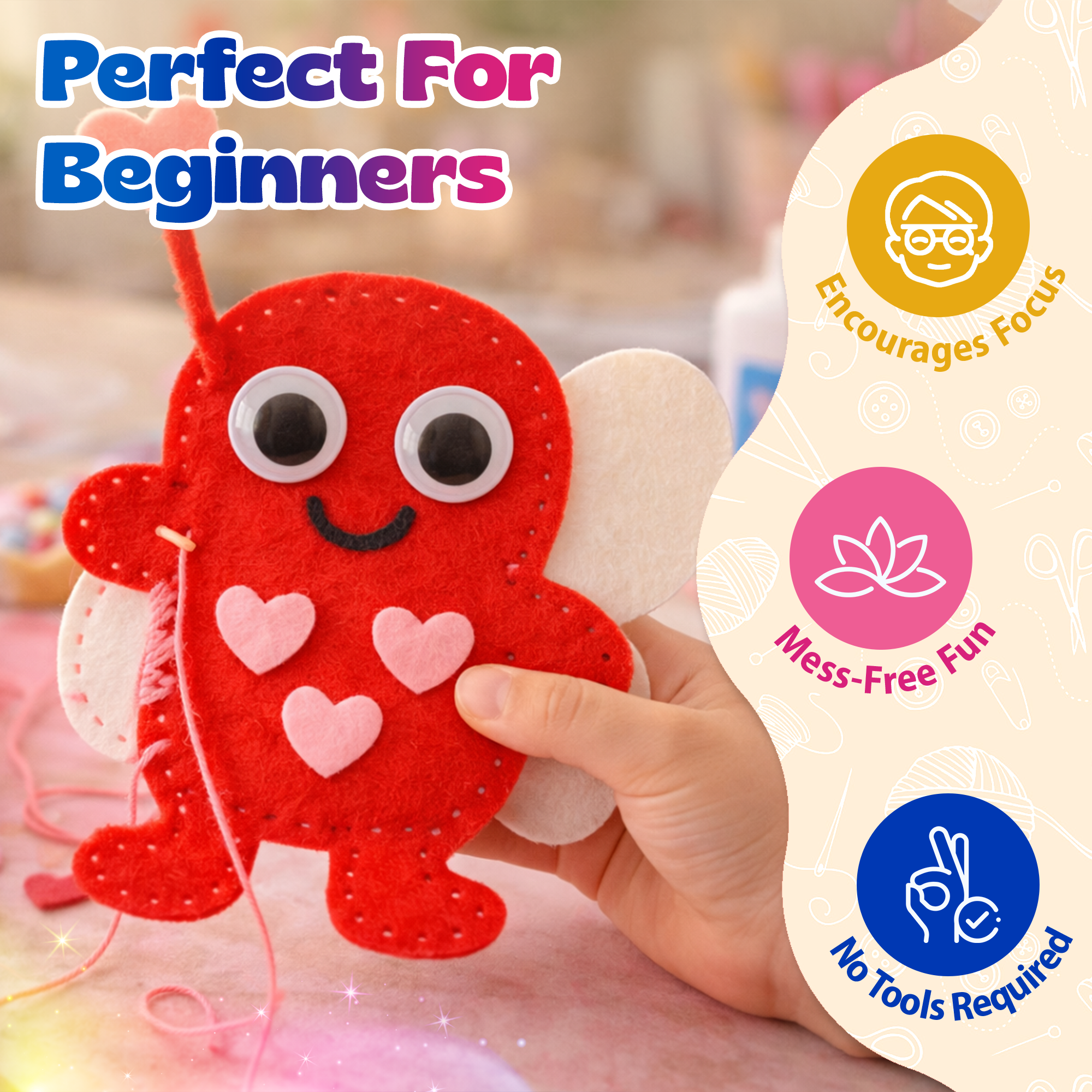 Love Bugs Sewing Kit