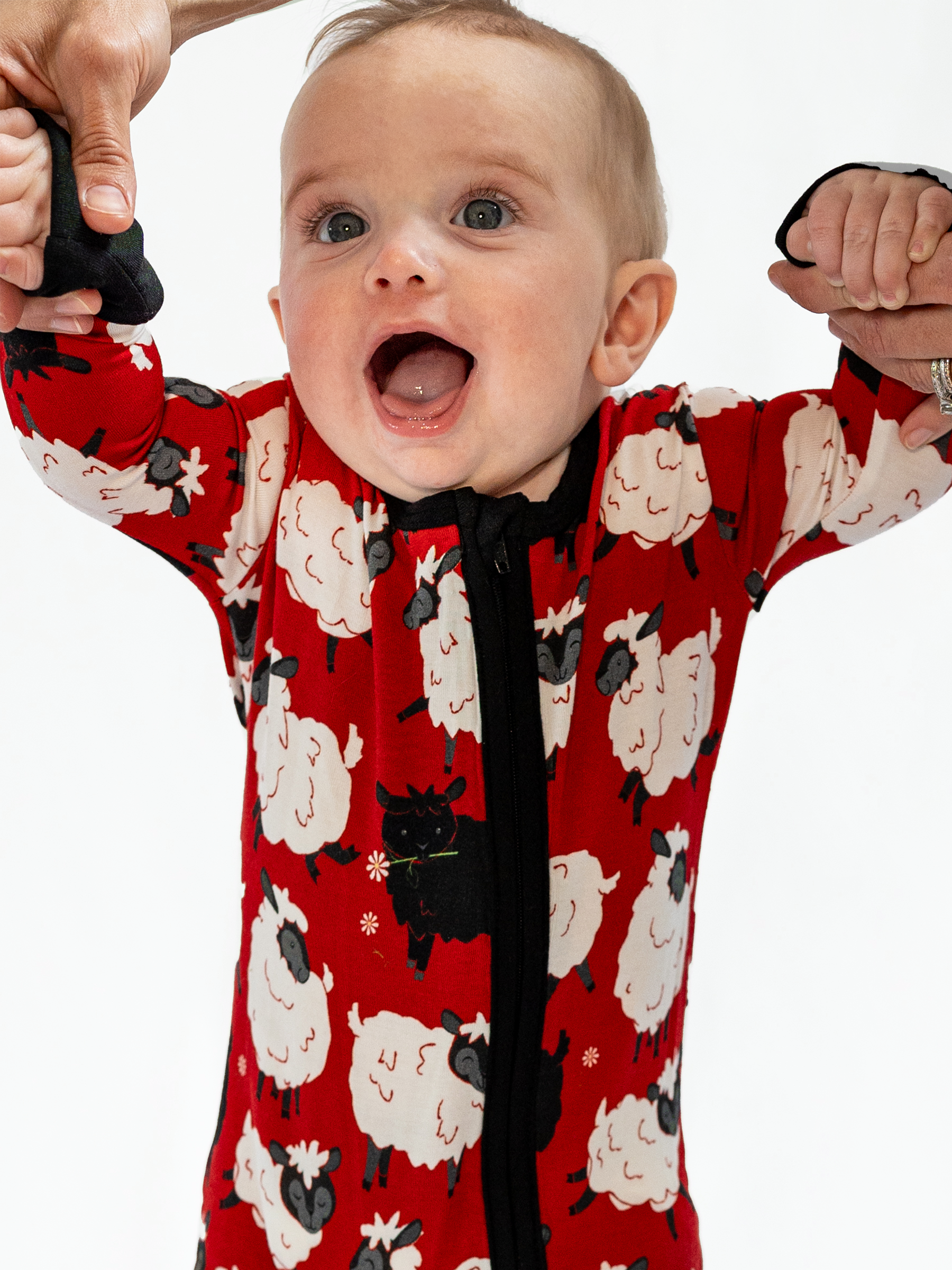 The Lucky Sheep Zip Romper
