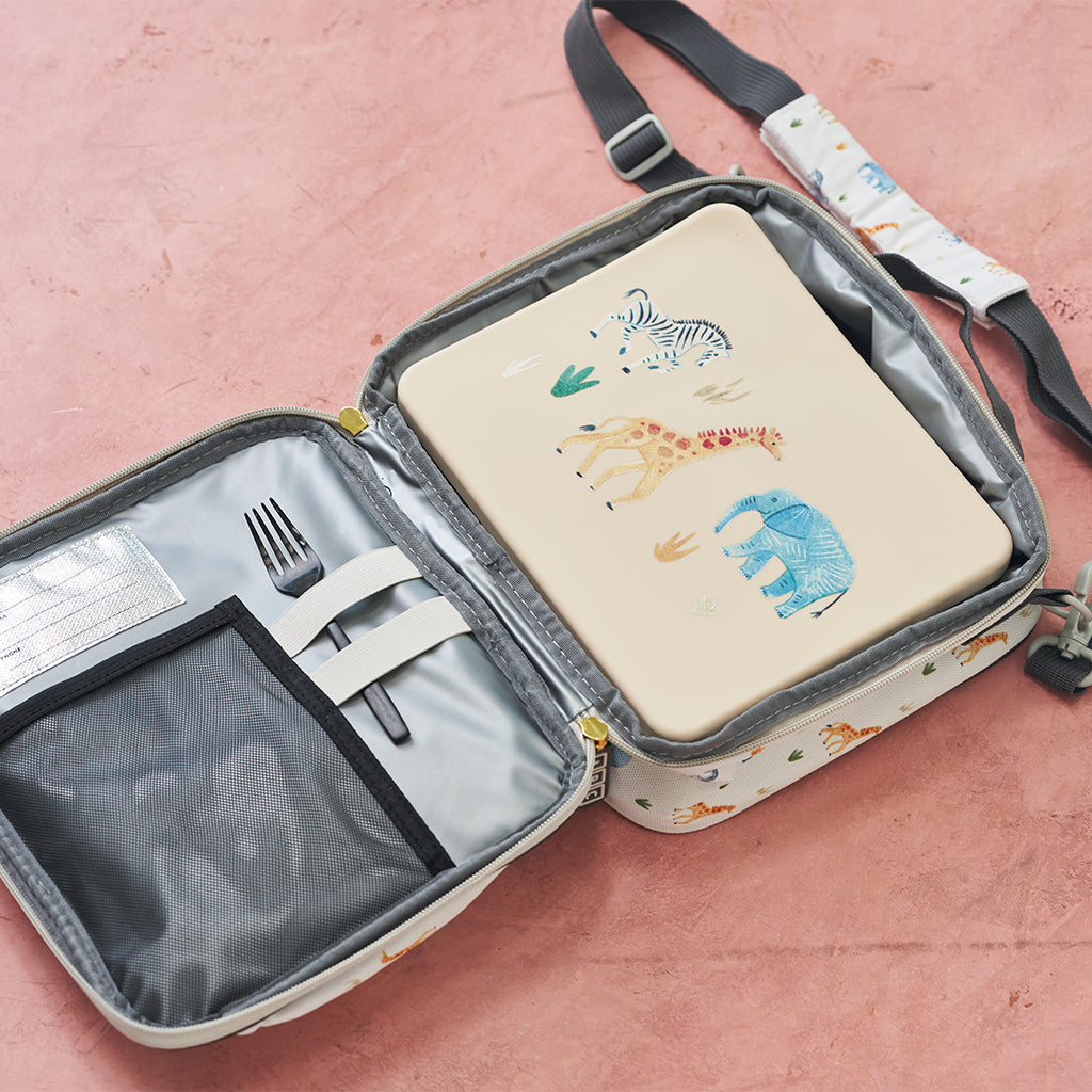 Bento And Lunch Bag Set Safari