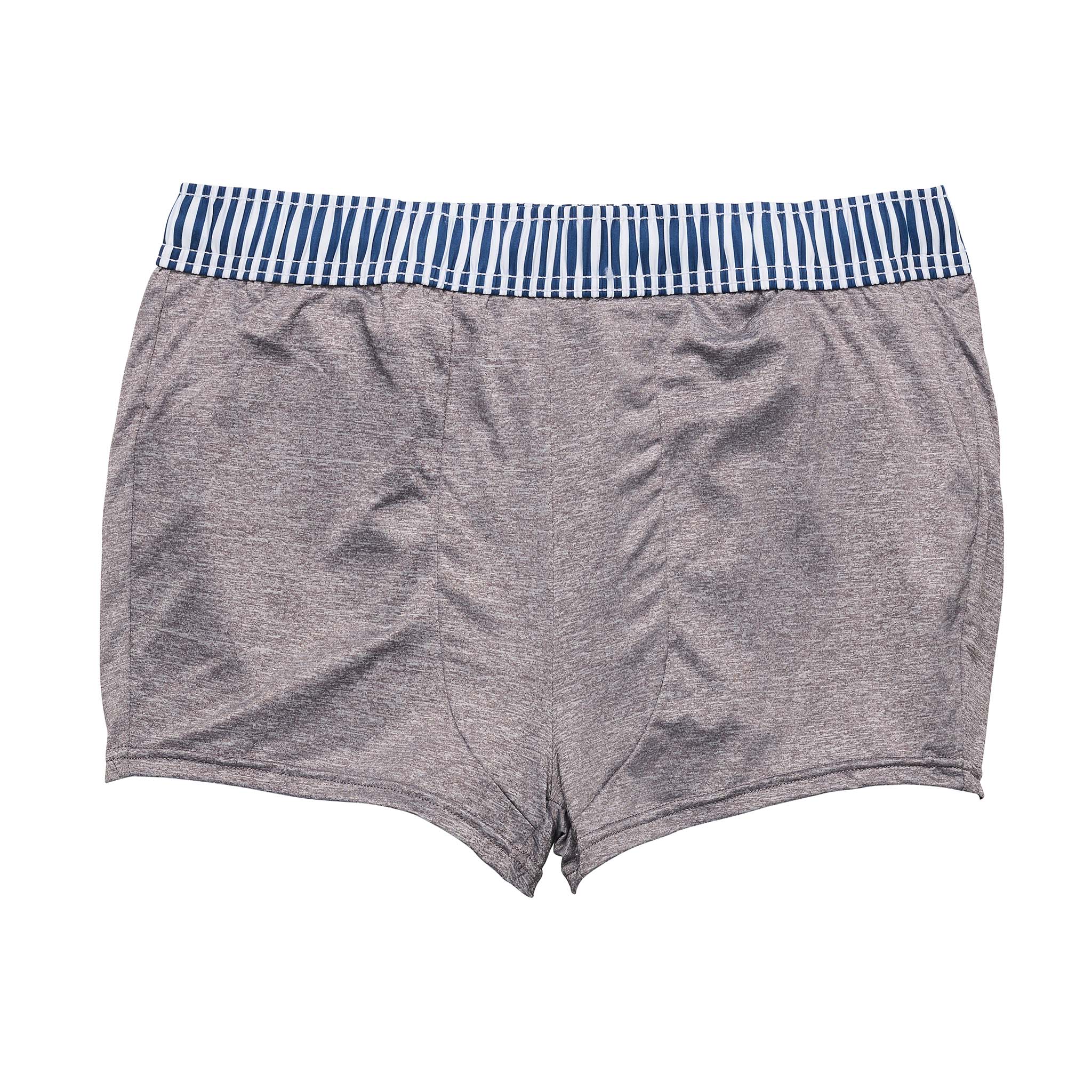 Denim Stripe Comfort Lined Swim Short Mens