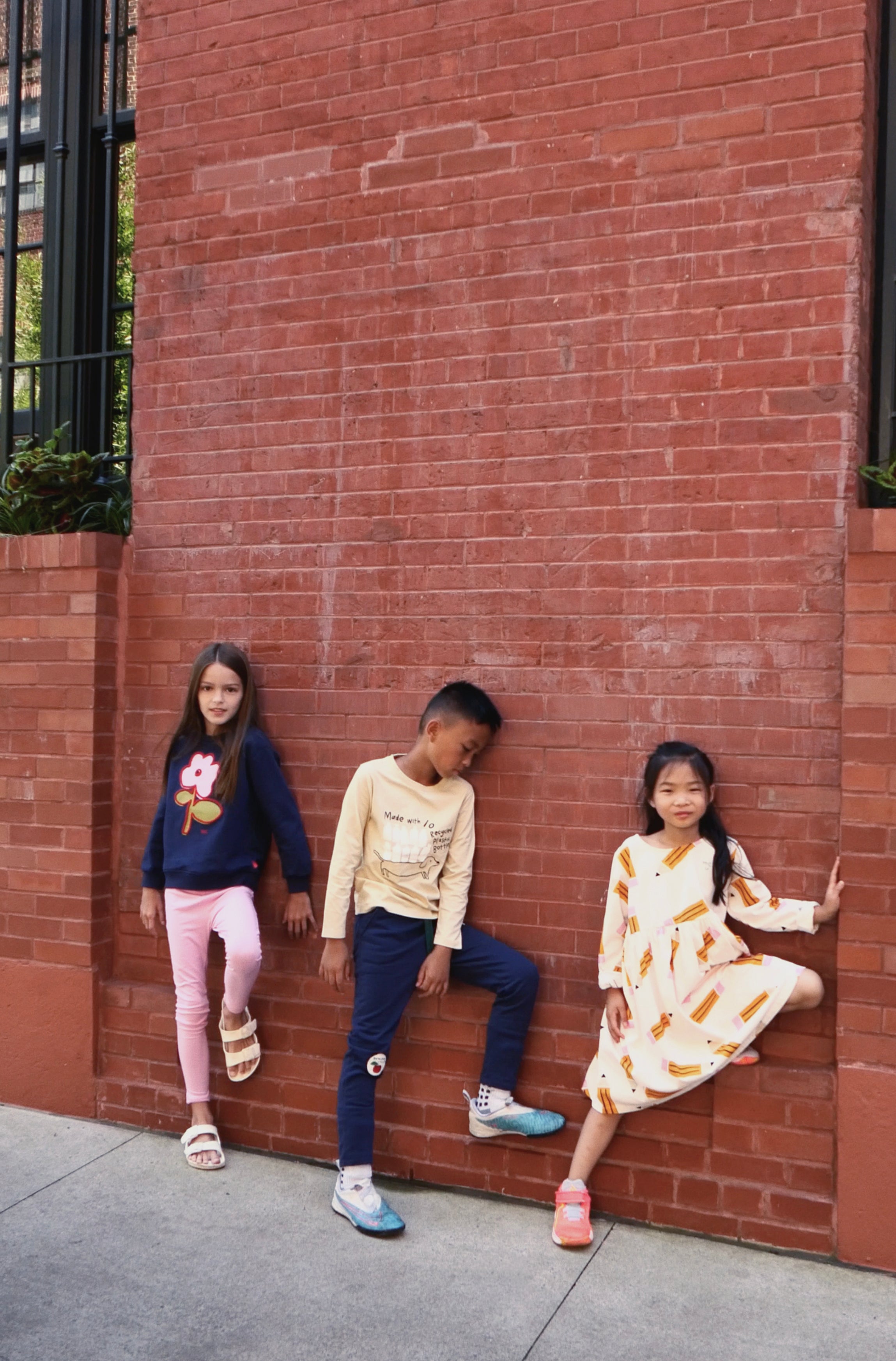 Recycled Jersey Pencil Kid Dress