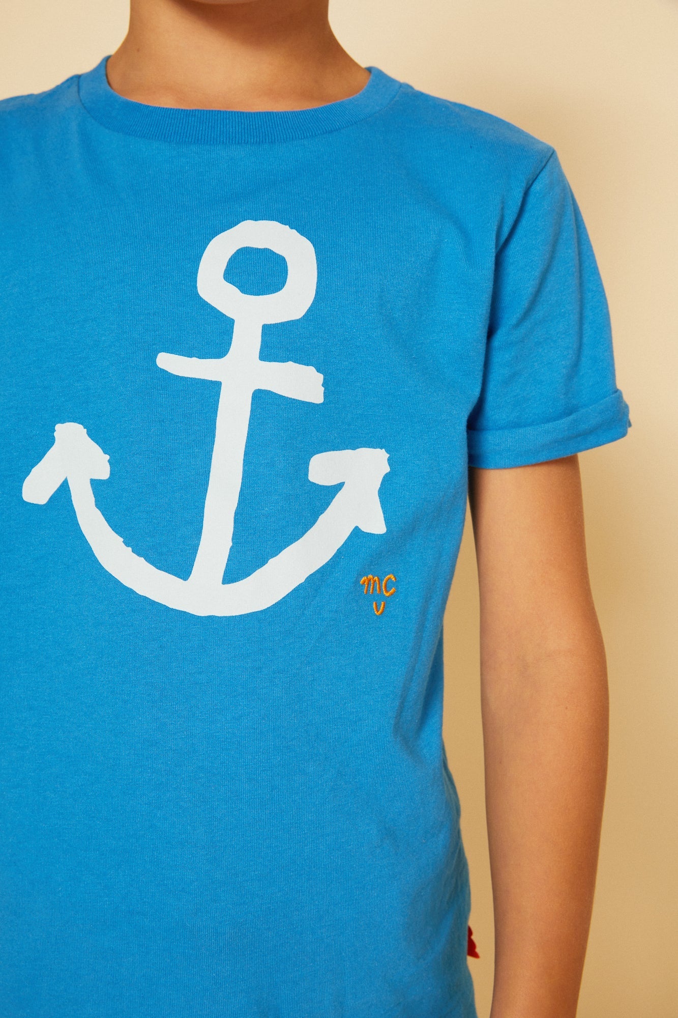 Recycled Cotton Anchor Kid T-shirt