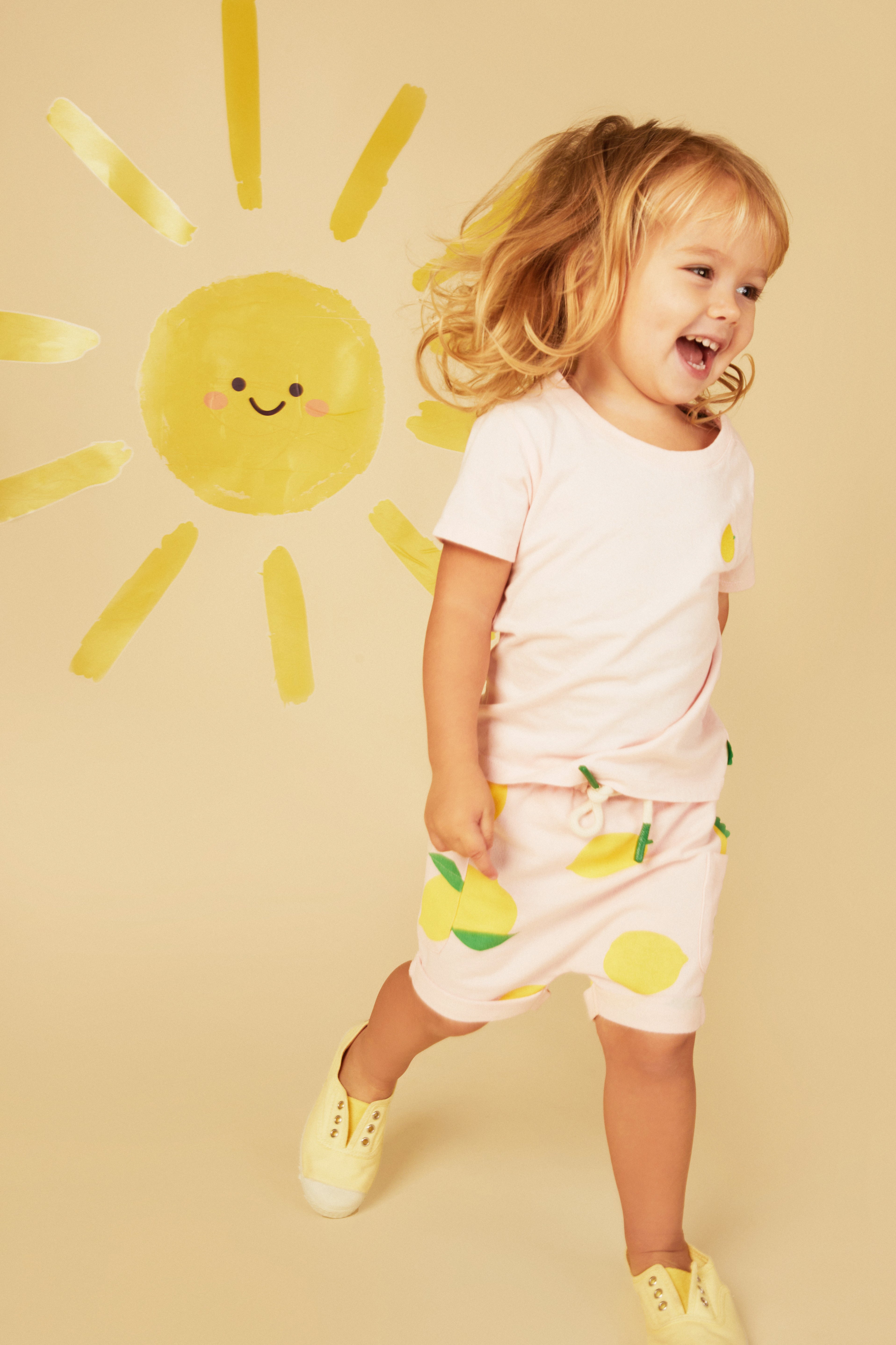 Recycled Cotton Lemon Baby T-shirt