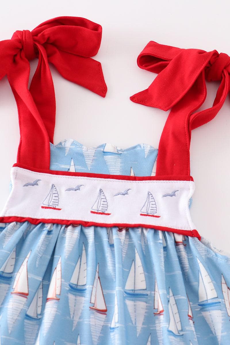 Regatta Summer Playwear Dress W/ Hair Bow
