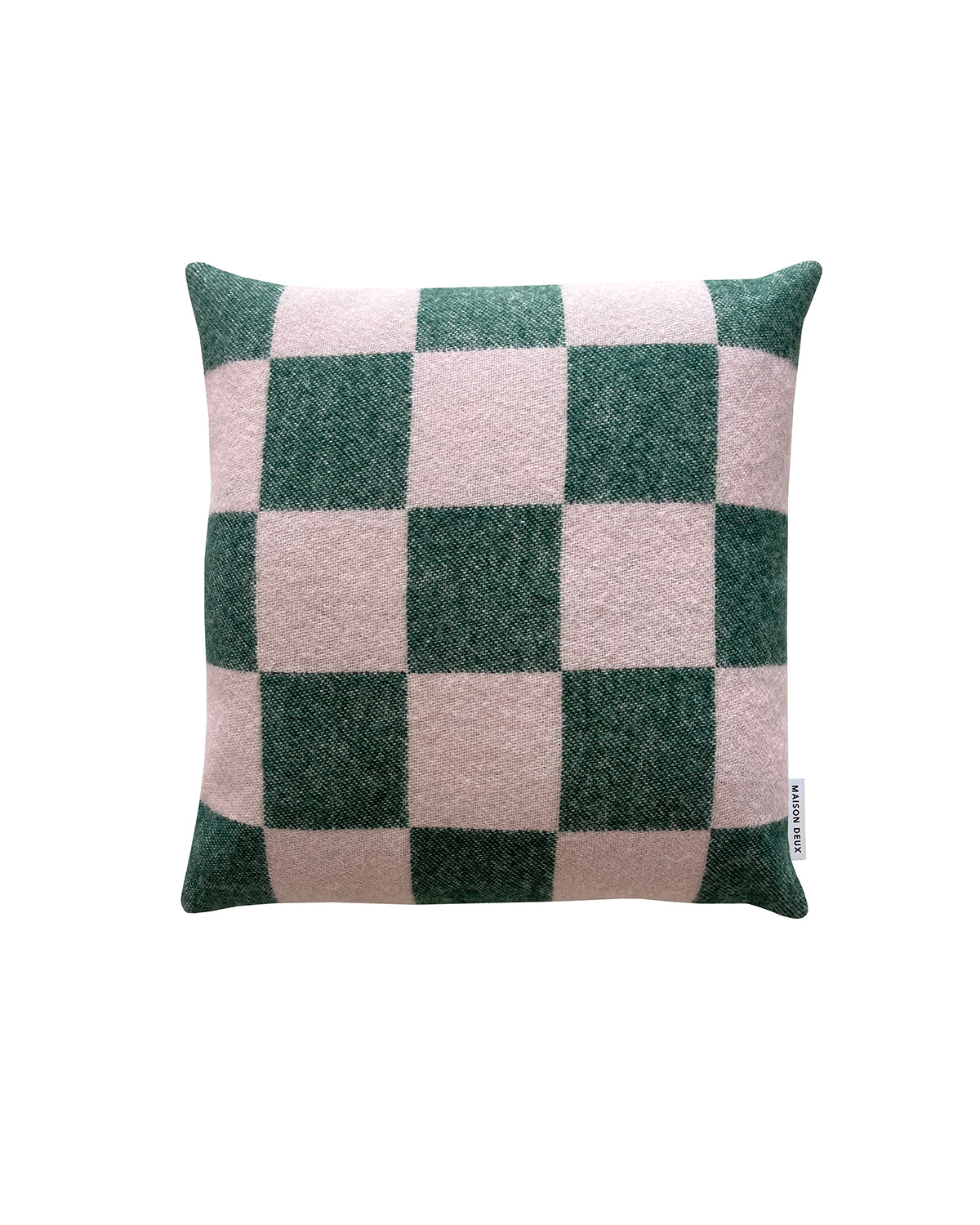 Cushion Checkerboard Green / Pink 1.65 X 1.65 Ft