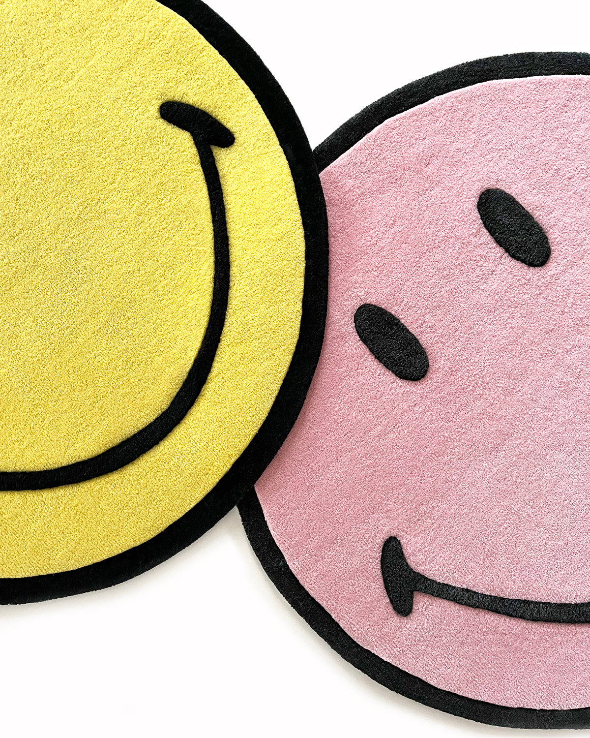 Rugsmiley® Pink 3.2 Ft Diameter