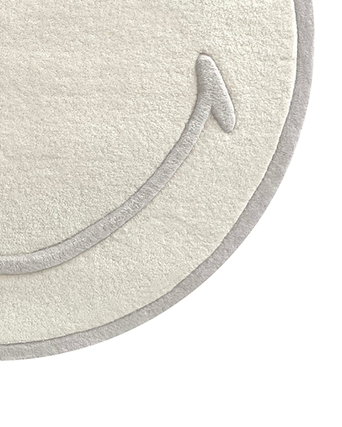 Rugsmiley® Natural 3.2 Ft Diameter