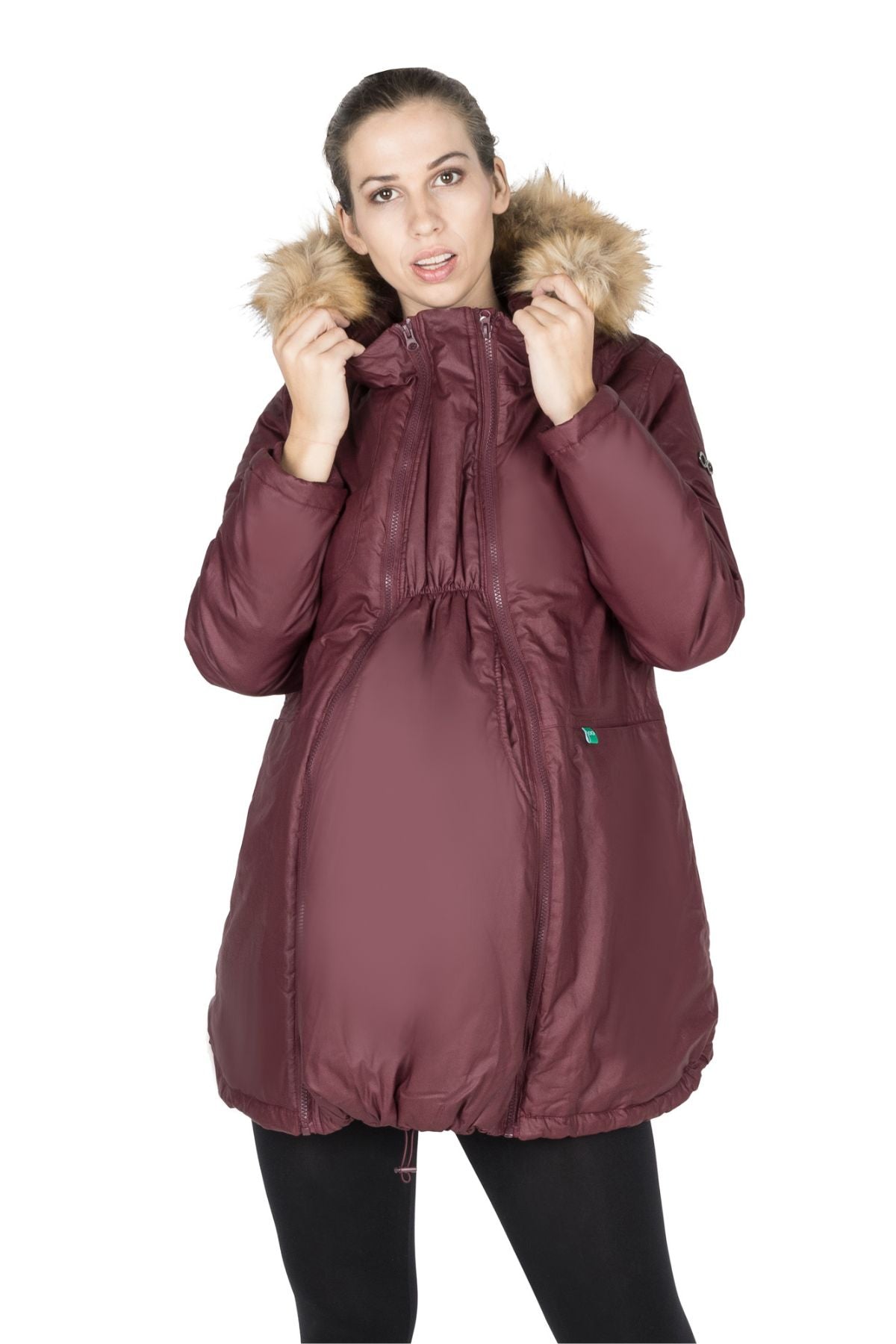 Sofia Waxed Shell 3 In 1 Maternity Parka