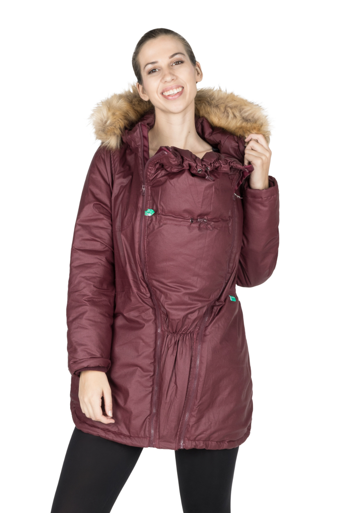 Sofia Waxed Shell 3 In 1 Maternity Parka