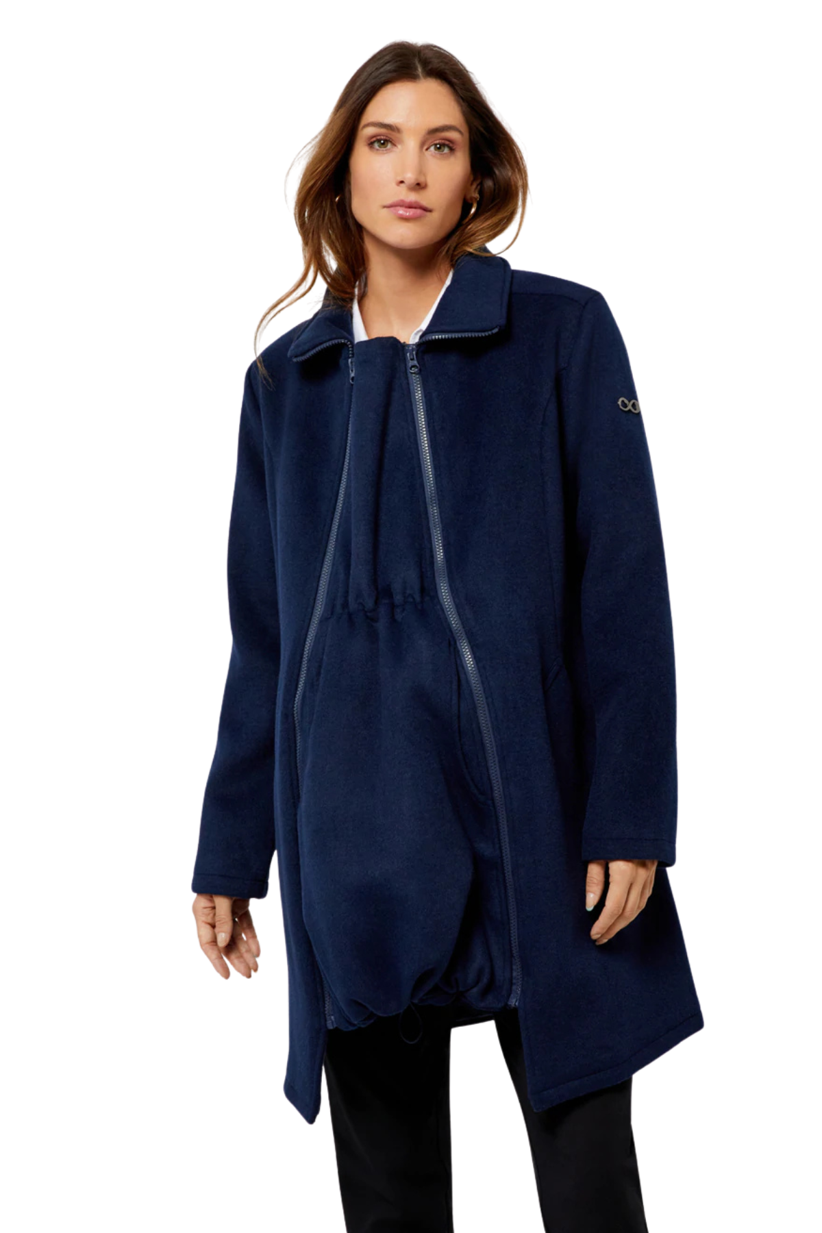 Khloe 3 In 1 Wool Maternity Coat Semi-fitted