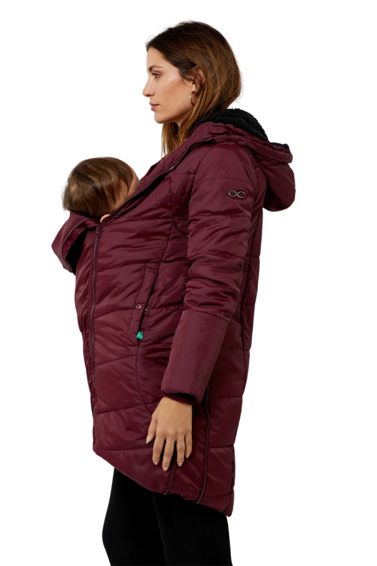 Harper 3 In 1 Maternity Coat Cocoon Mid Thigh