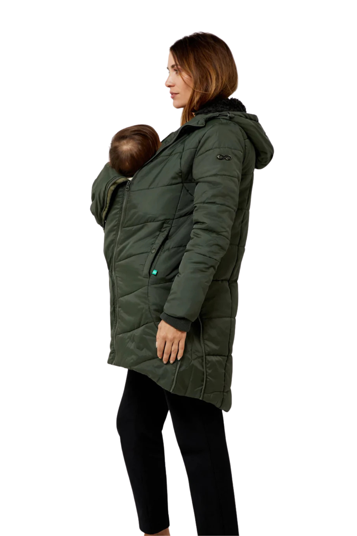 Harper 3 In 1 Maternity Coat Cocoon Mid Thigh