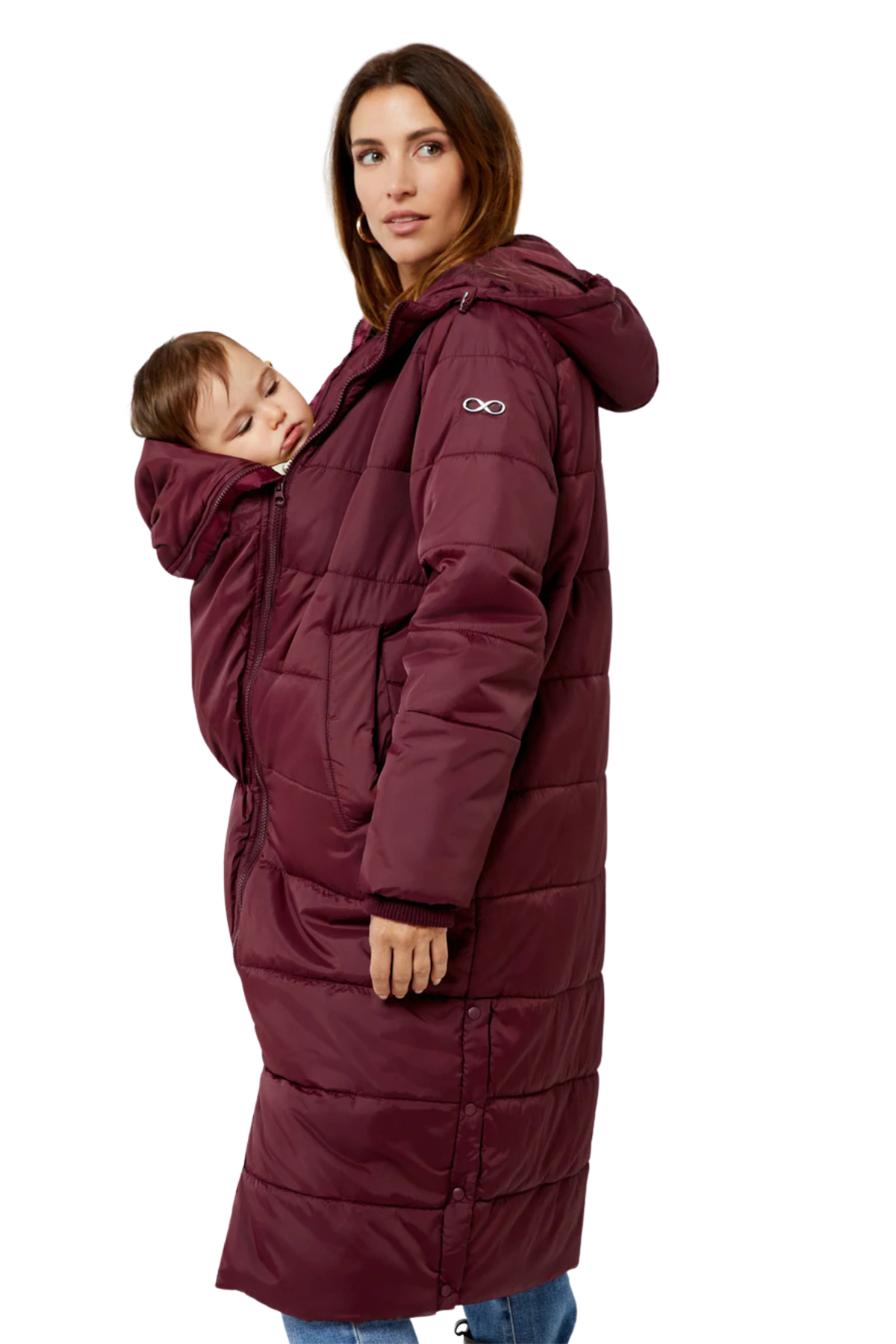 Penelope 3 In 1 Long Puffer Maternity Coat