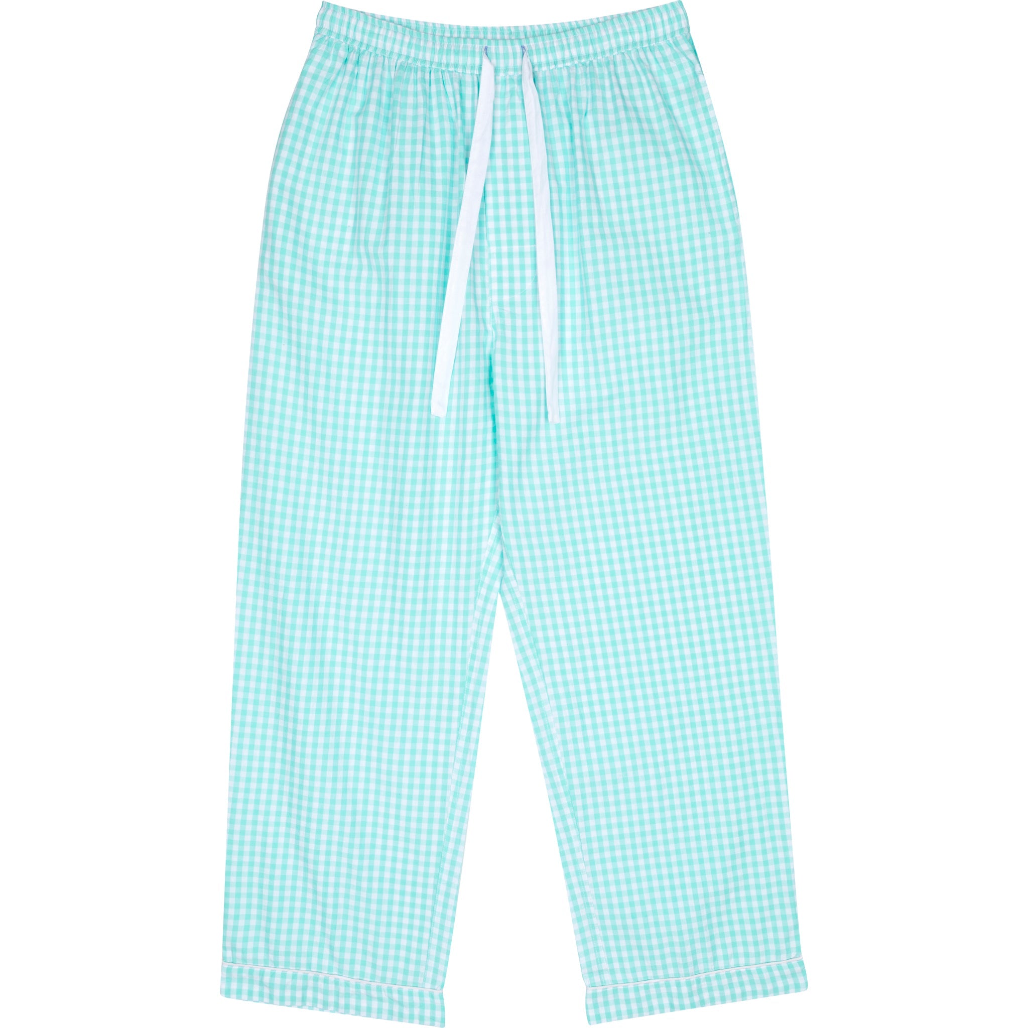 Men's Hepburn Gingham Mint Pj Pants