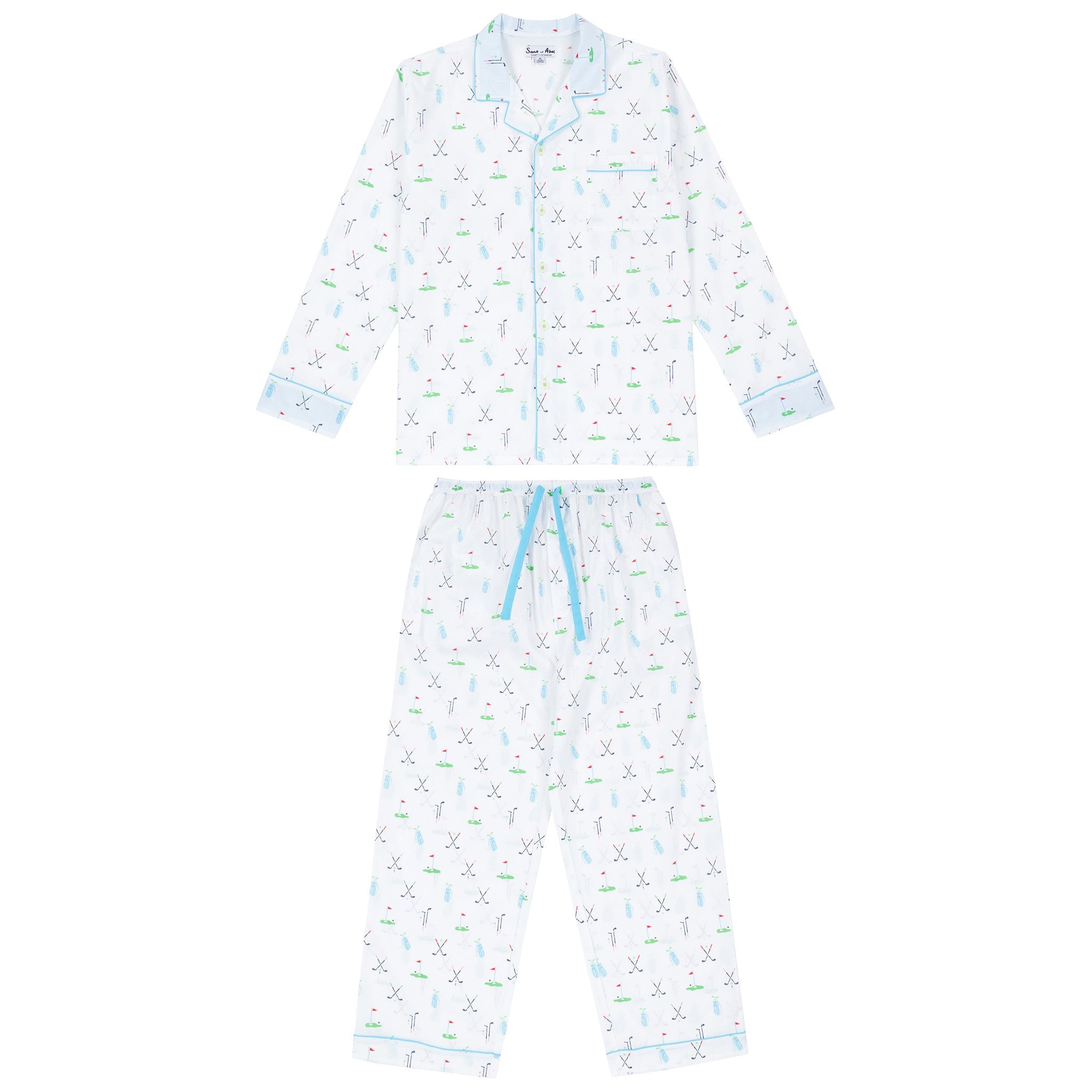 Men's Golf Long Pj Set
