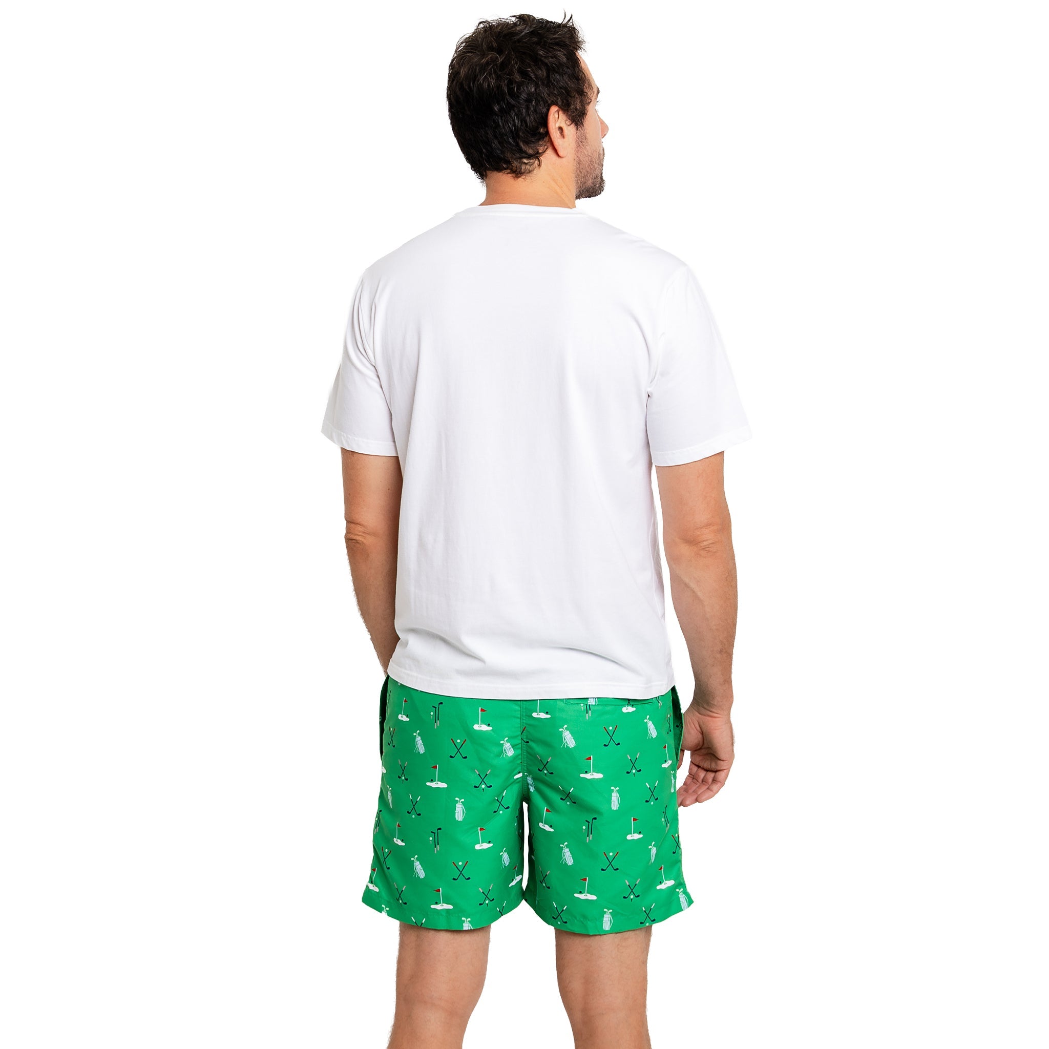 Men's Golf Green Swim Shorts