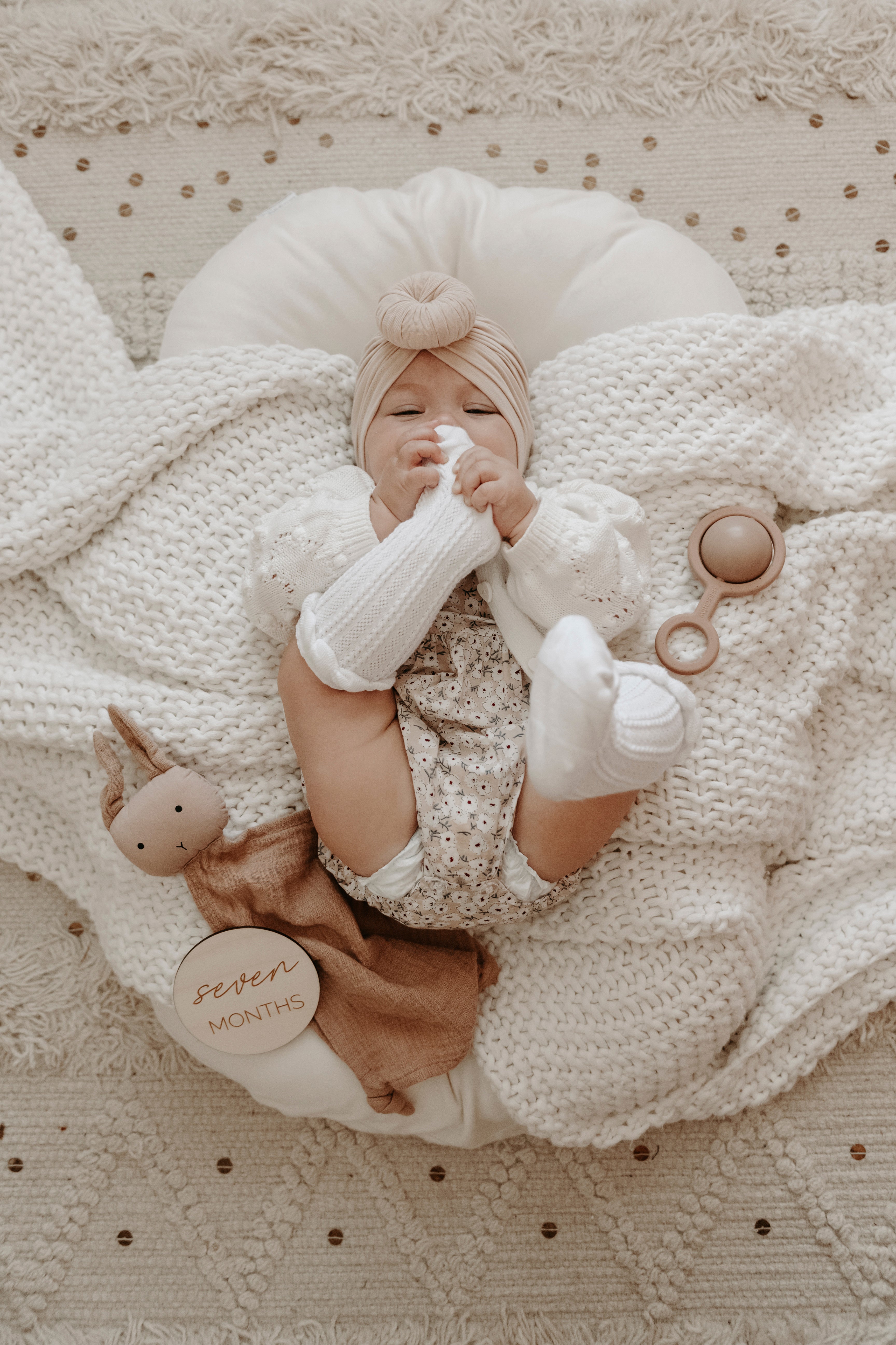 Rattle Toy - Ora | Beige