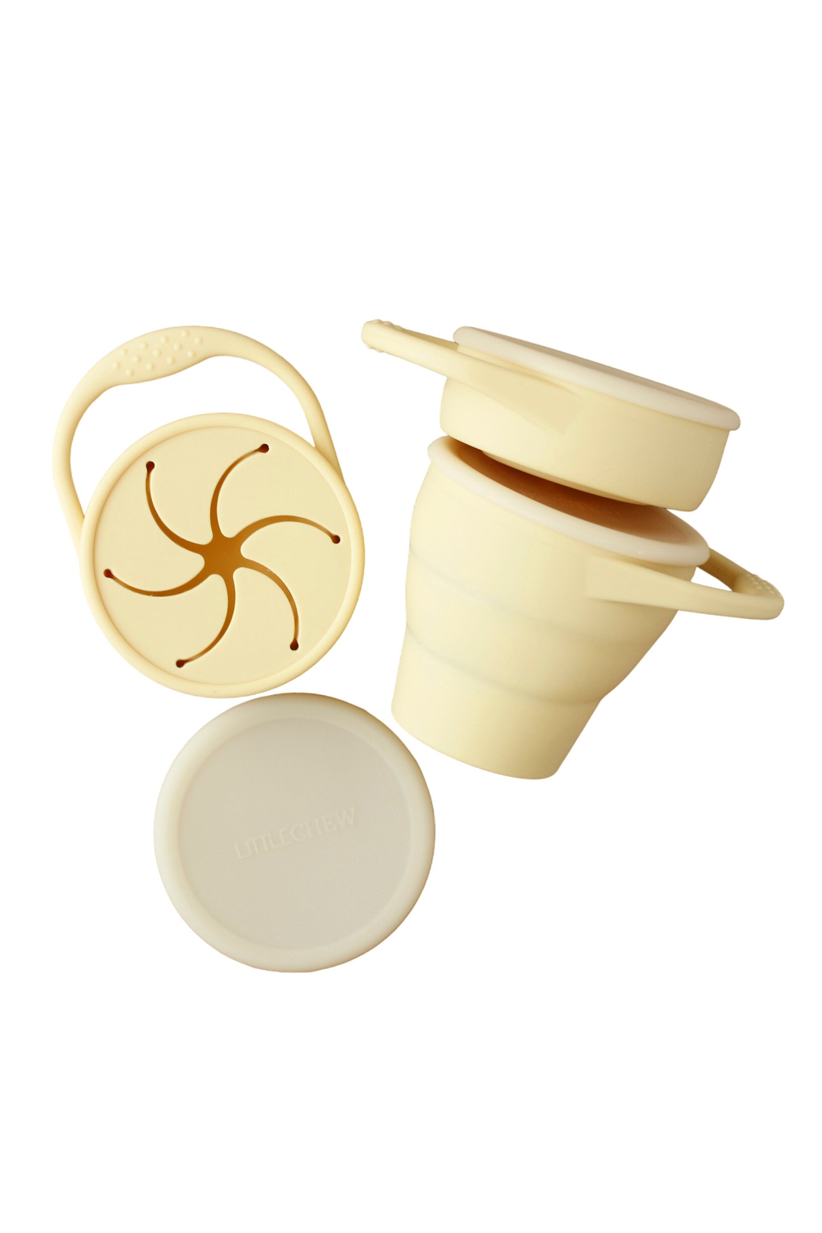 Foldable Silicone Snack Cup - Pineapple