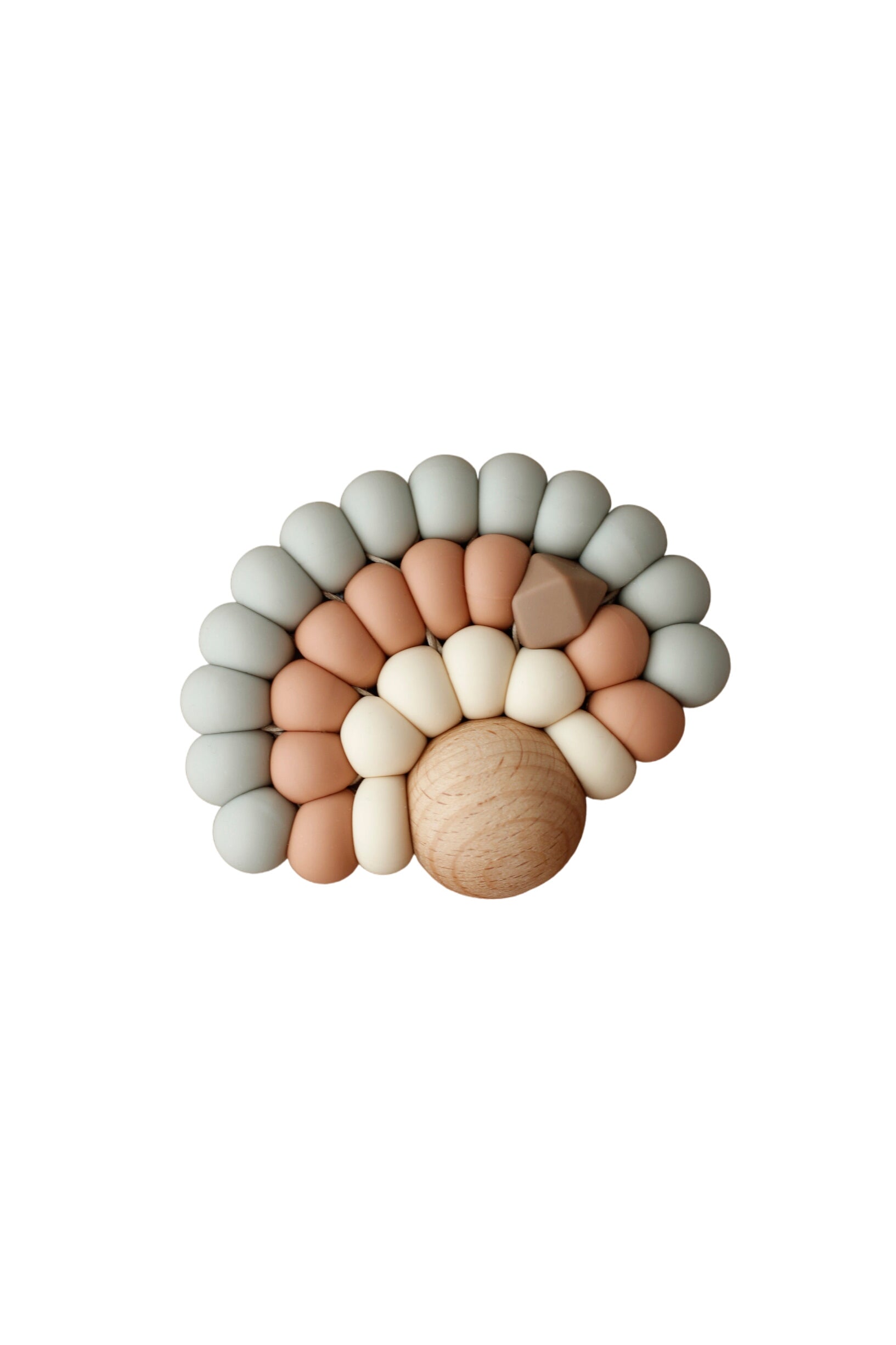 Rainbow Teether - Soft Sage