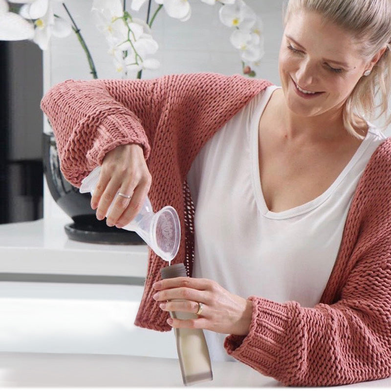 Silicone Milk Storage Bag & Sippy Spout Combo