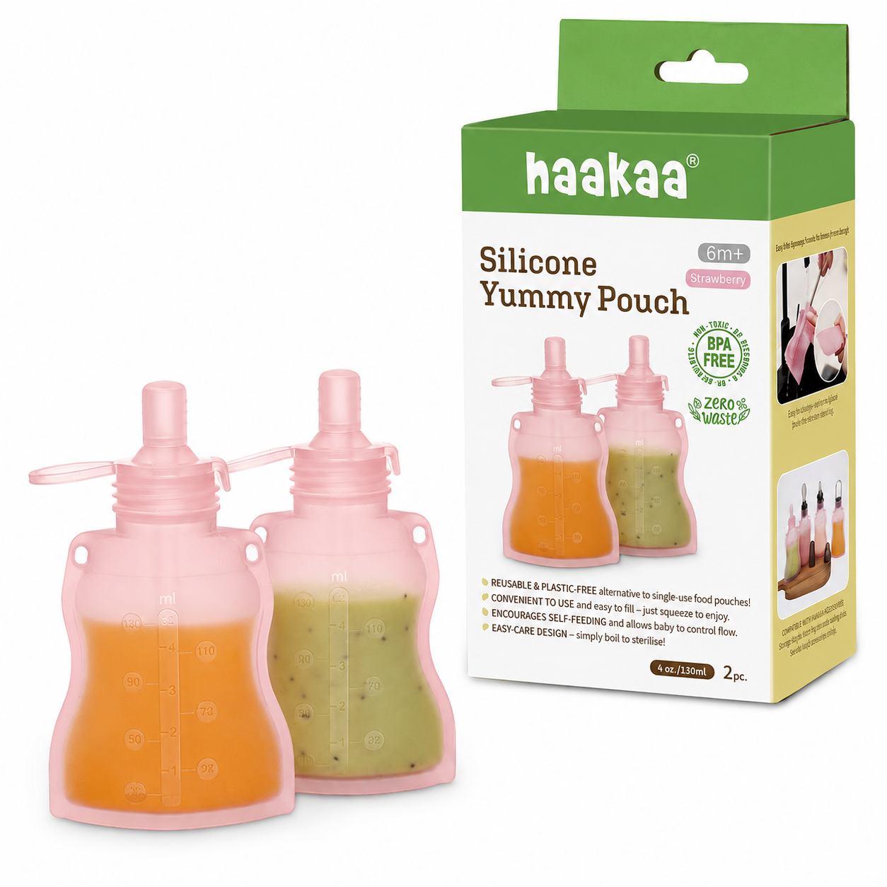 Haakaa Silicone Yummy Pouch 4.5 Oz