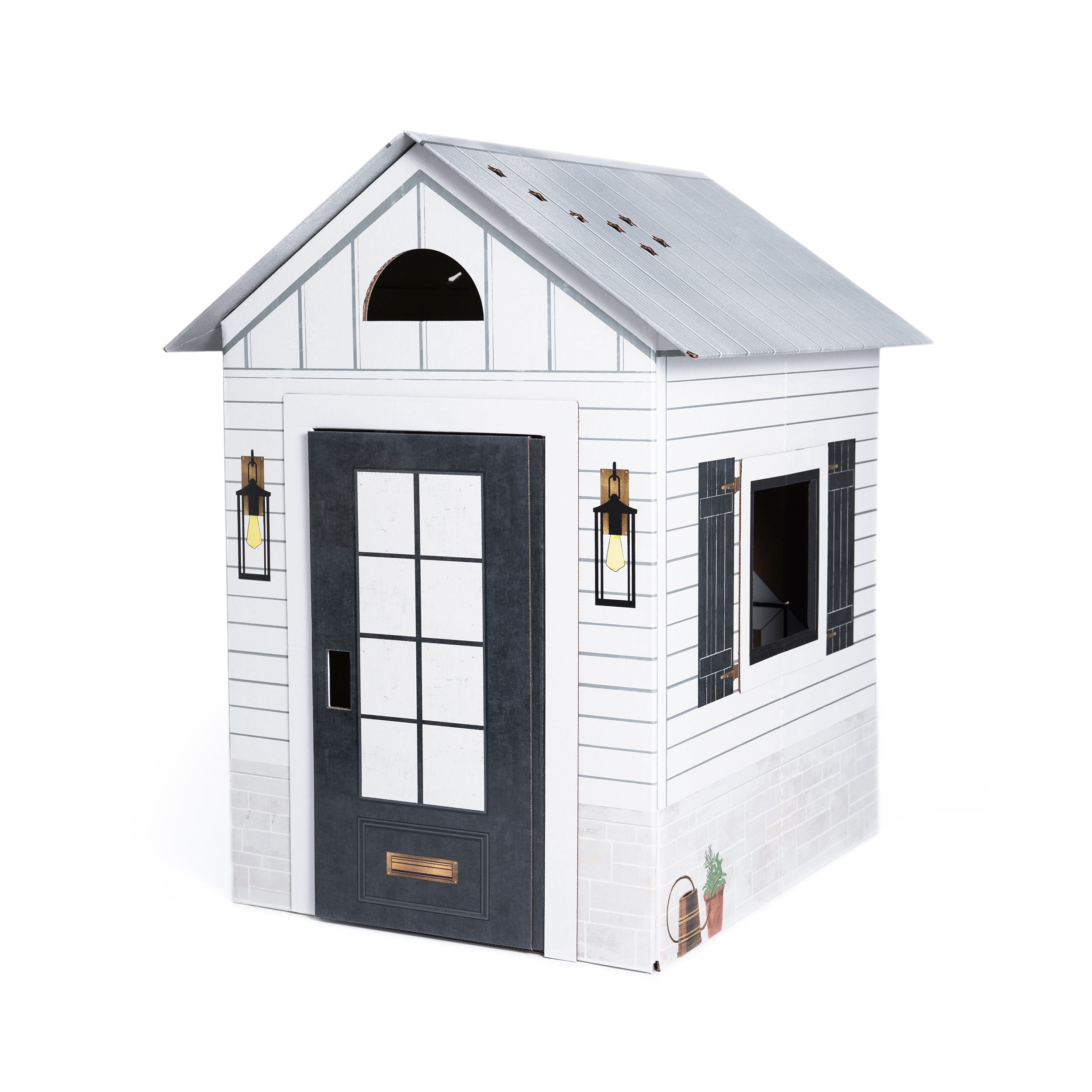 Modern Farmhouse - Cardboard Playhouse