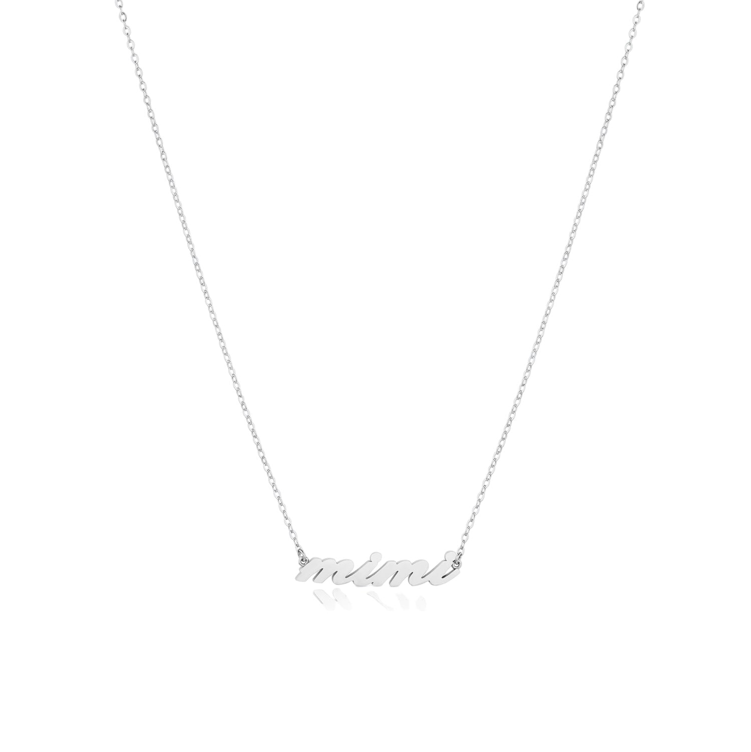 Mimi Script Necklace