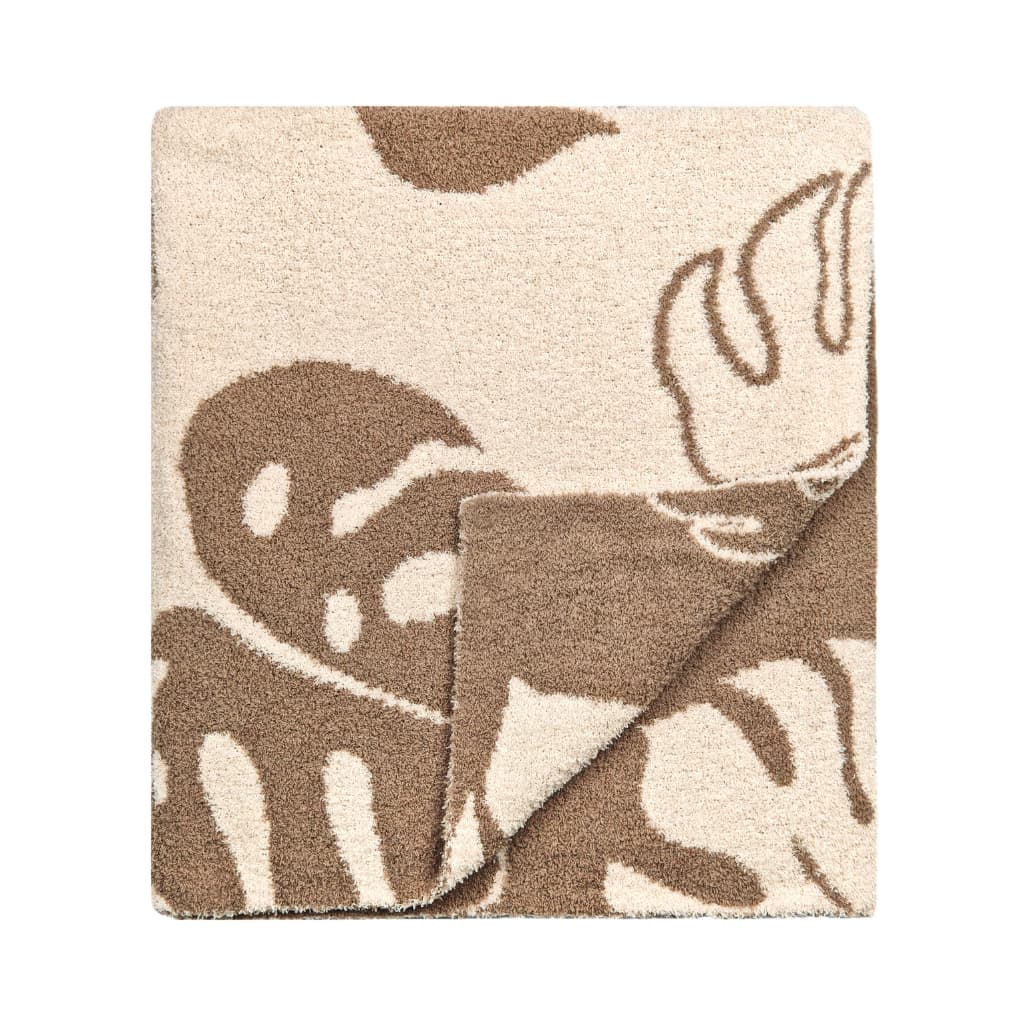 Mocha Monstera Little Bliss Blanket