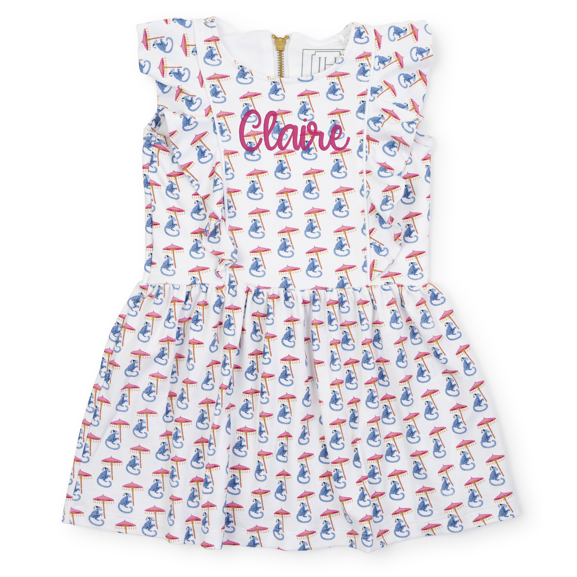 Amelia Girls' Dress - Majestic Monkey