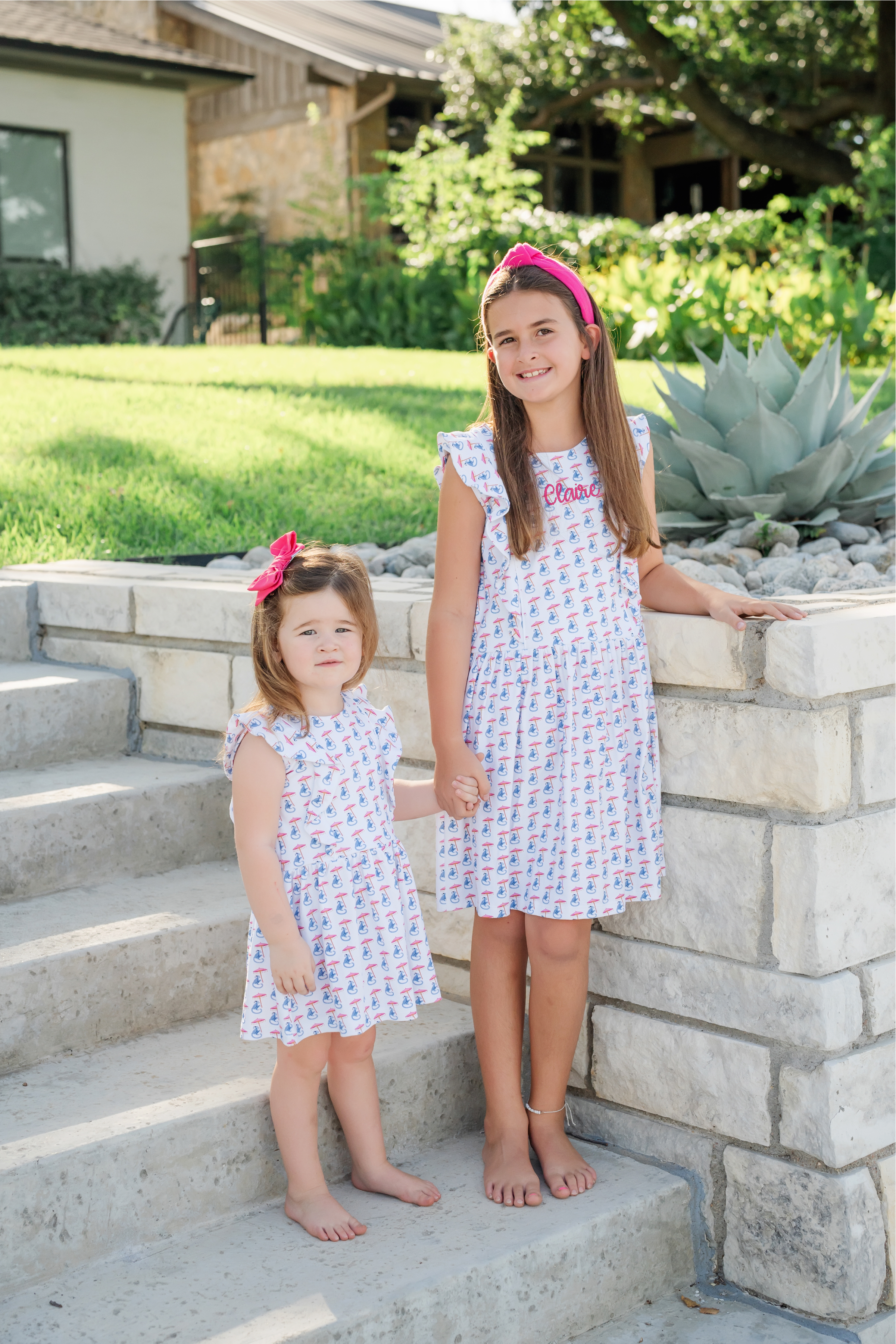 Amelia Girls' Dress - Majestic Monkey