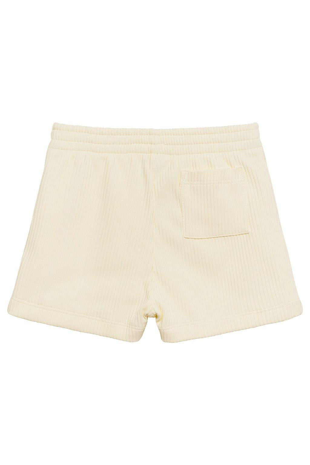 Cream Rib Mini Boardshort
