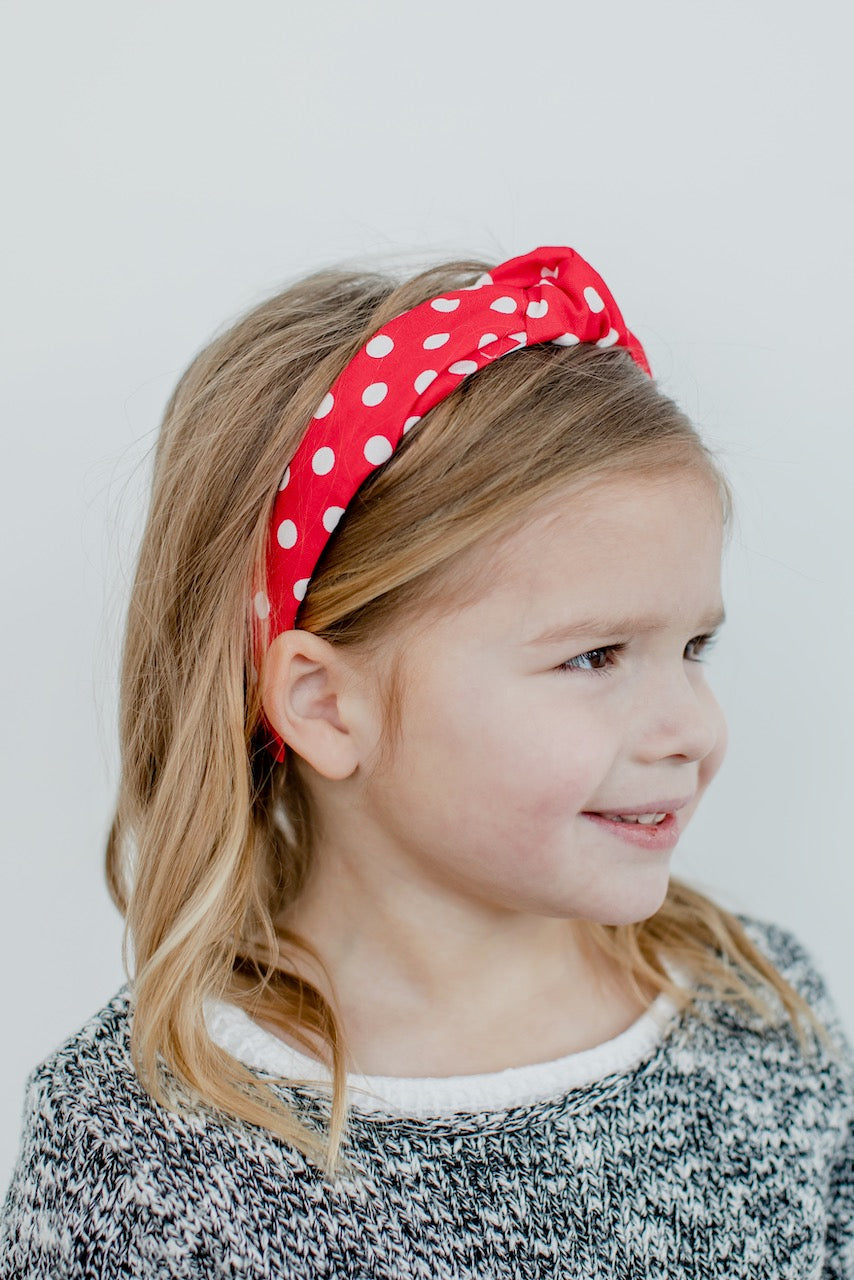 Minnie's Polka Dot | Knotted Headband