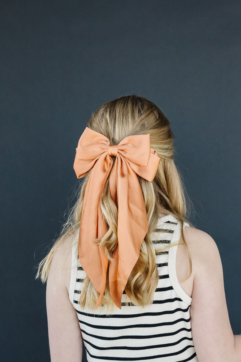 Pumpkin | Belle Satin Barrette