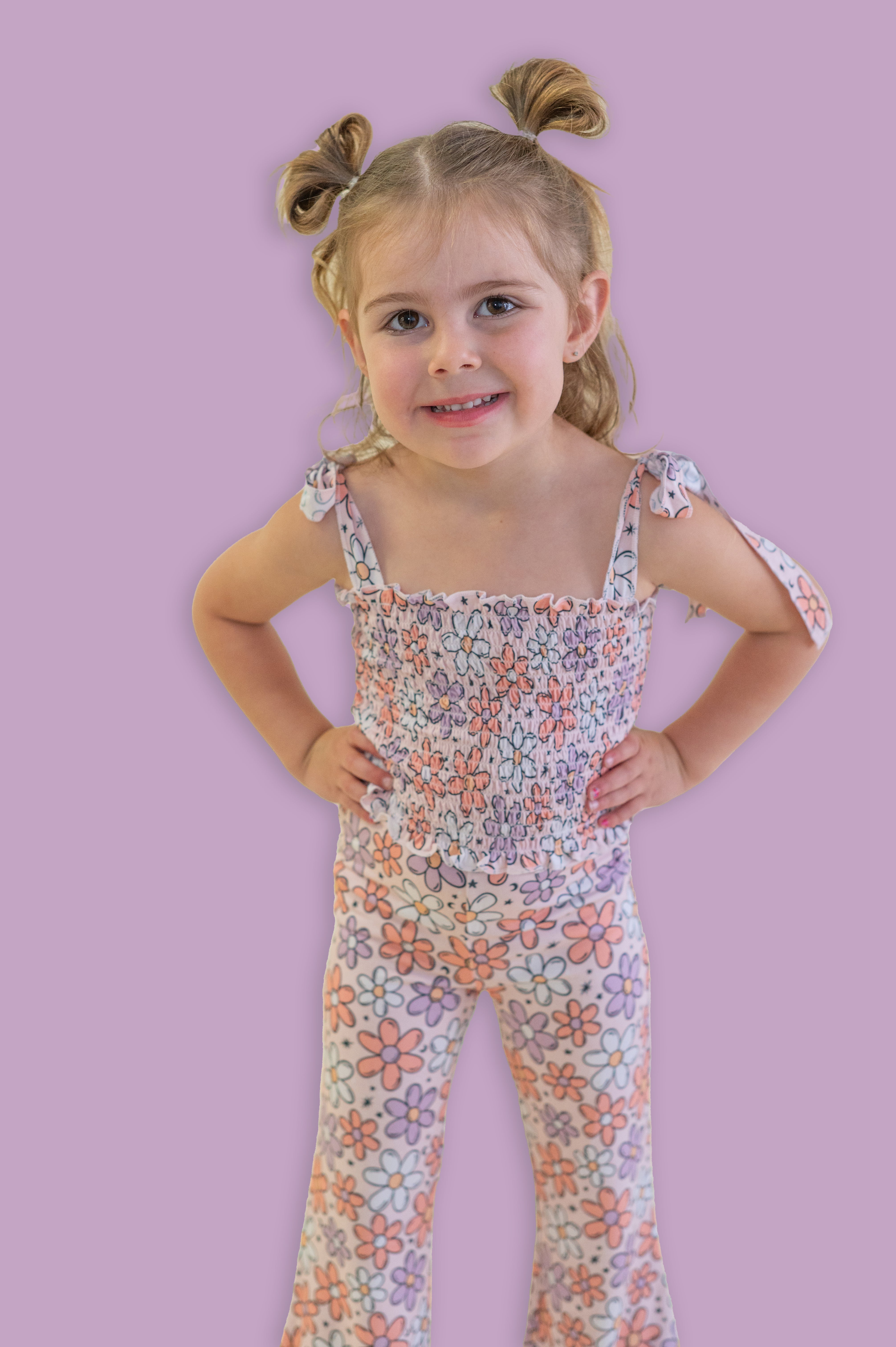 Exclusive Full Bloom Dream Smocked Flare Set