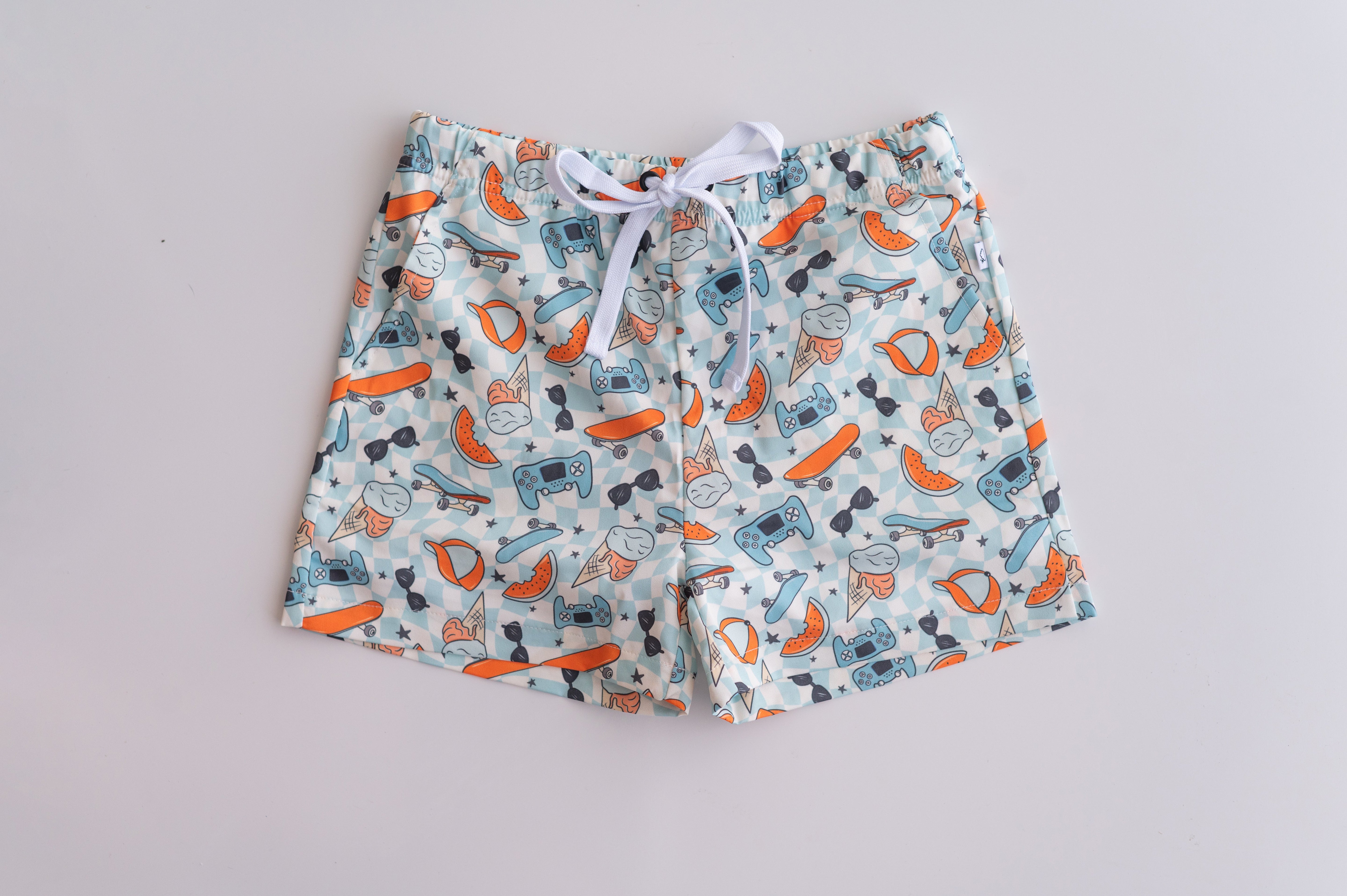 Waves + Shades Dream Swim Trunks