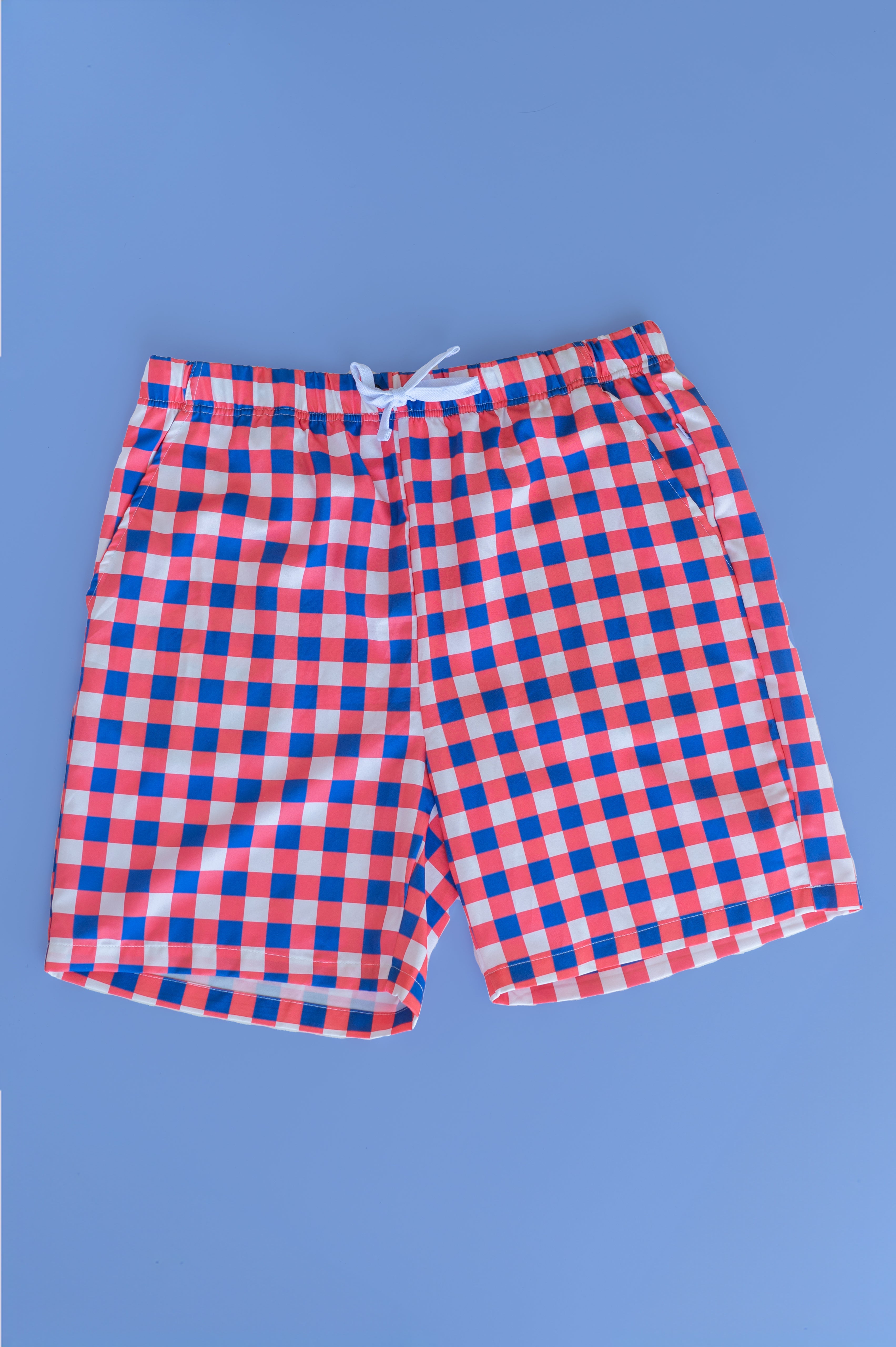 Red, White & Truman Dream Mens Swim Trunks