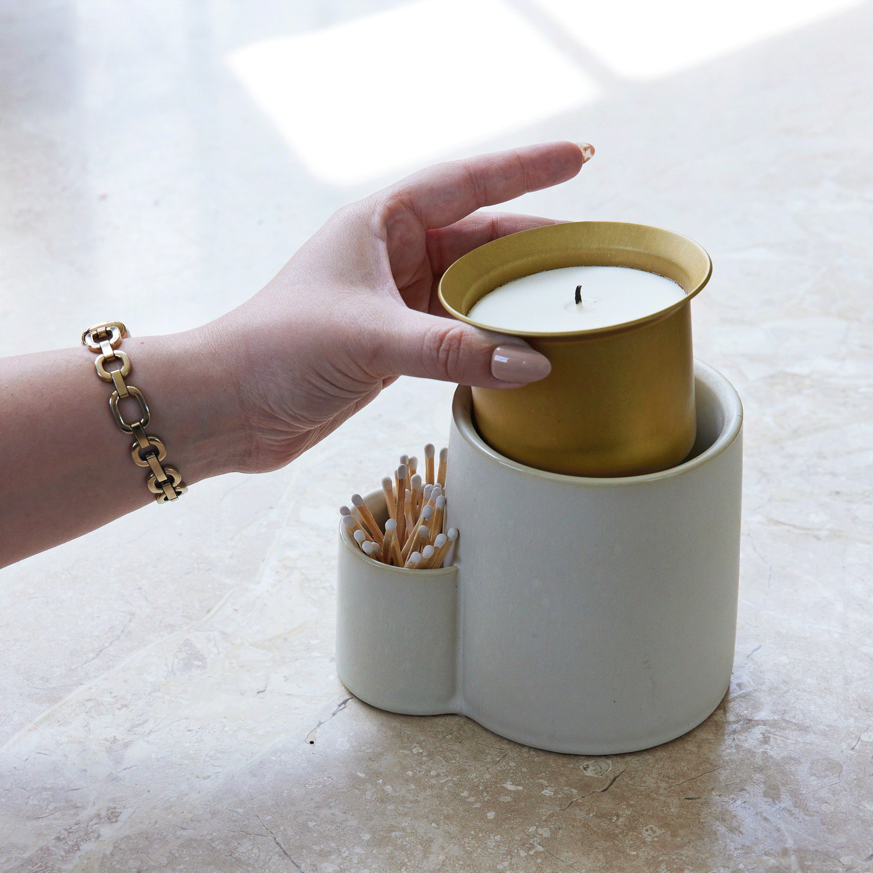 Ember Earth Candle + Planter