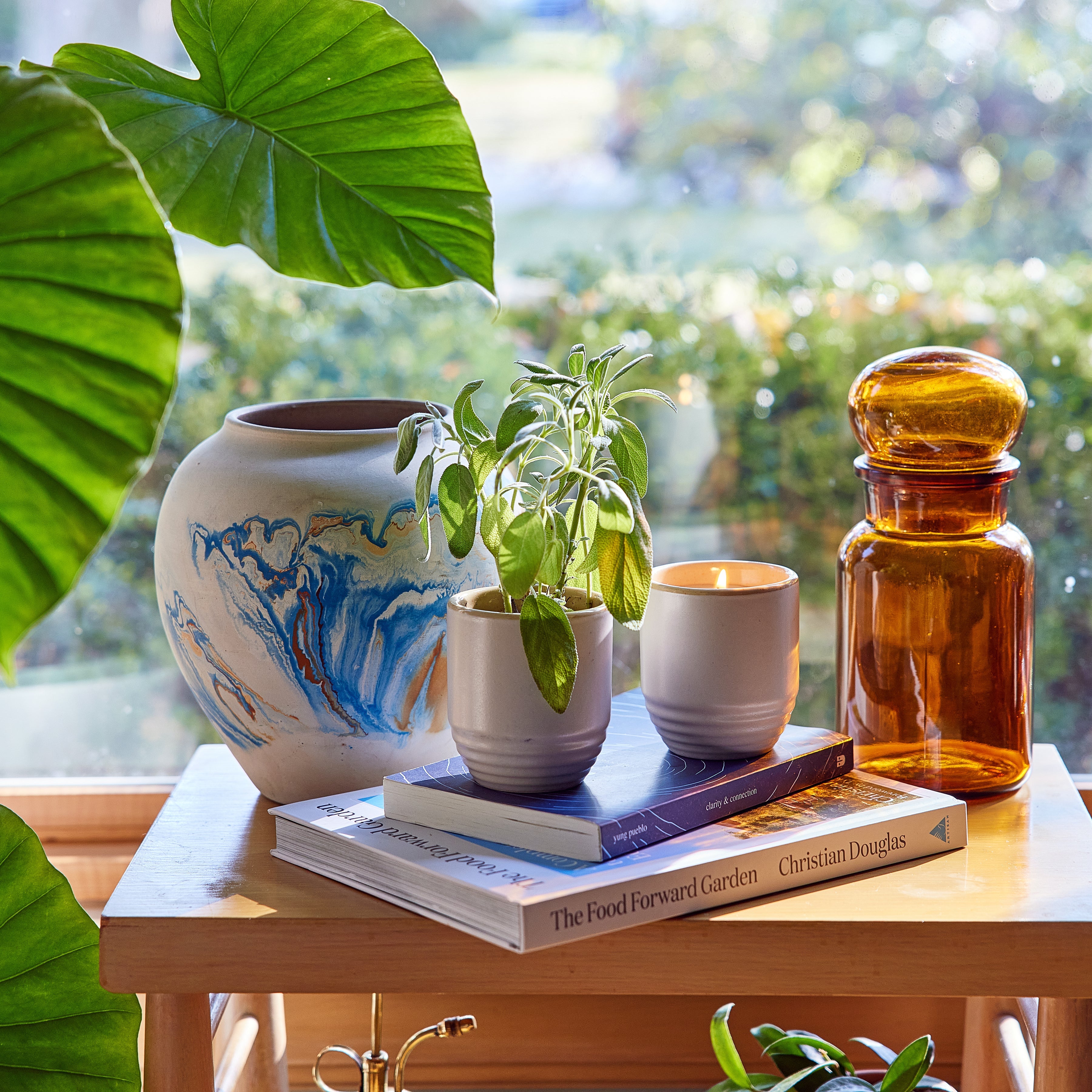 Garden Vibes Candle/planter 2-in-1