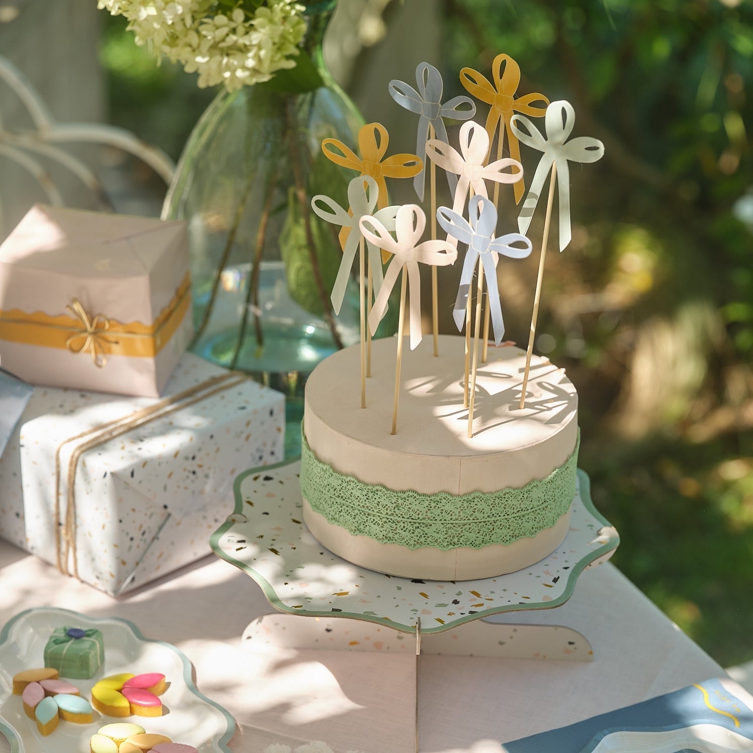 Signature Cake Stand, Terrazzo