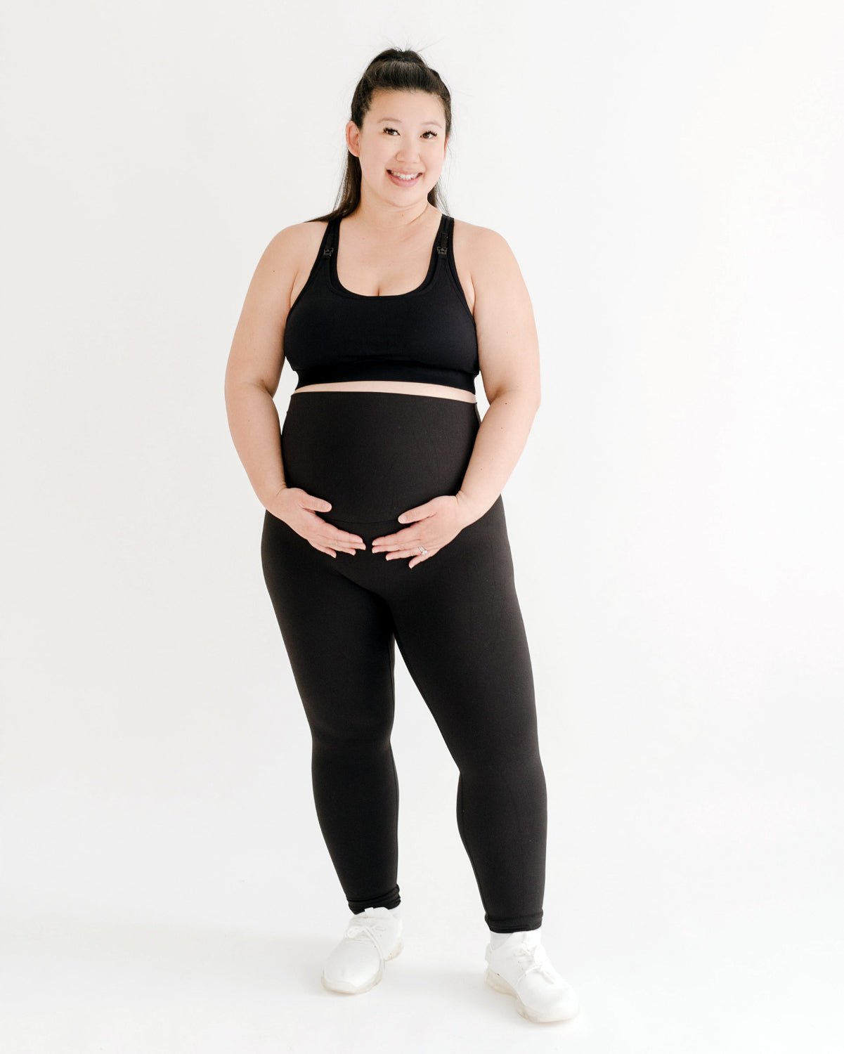 Axk Core Classic Maternity Legging - Black