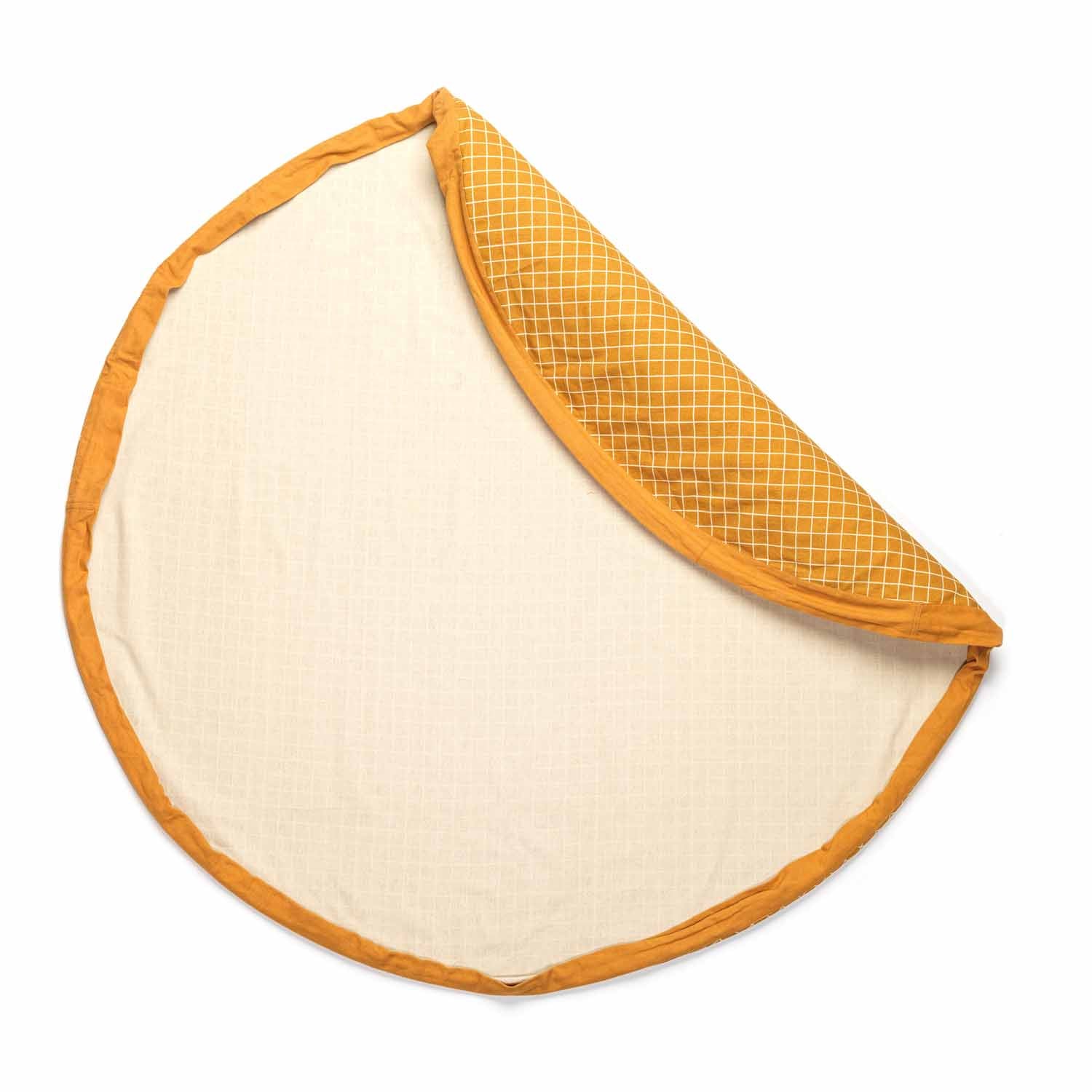 Organic Grid Mustard Storage Bag