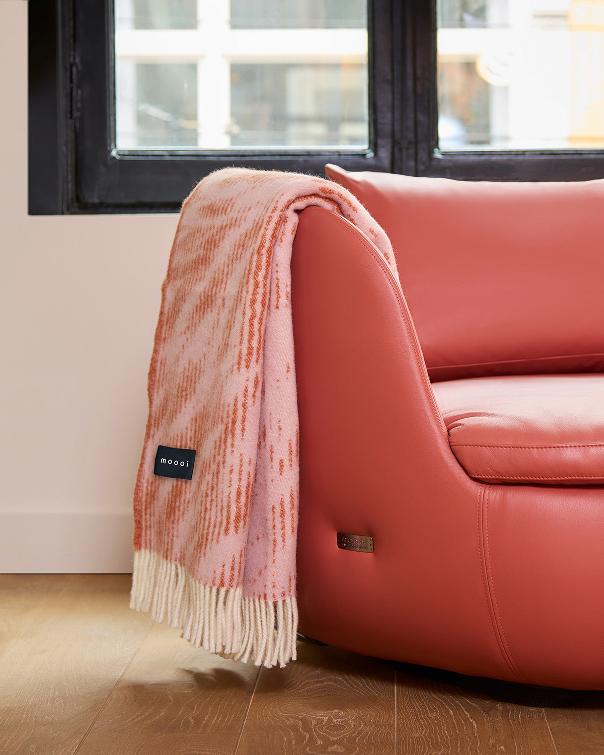 Blanket Moooi Blusing Sloth Pink Rust