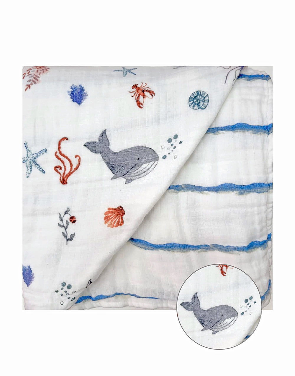 ORGANIC SNUG BLANKET - SARDINIAN SUMMER