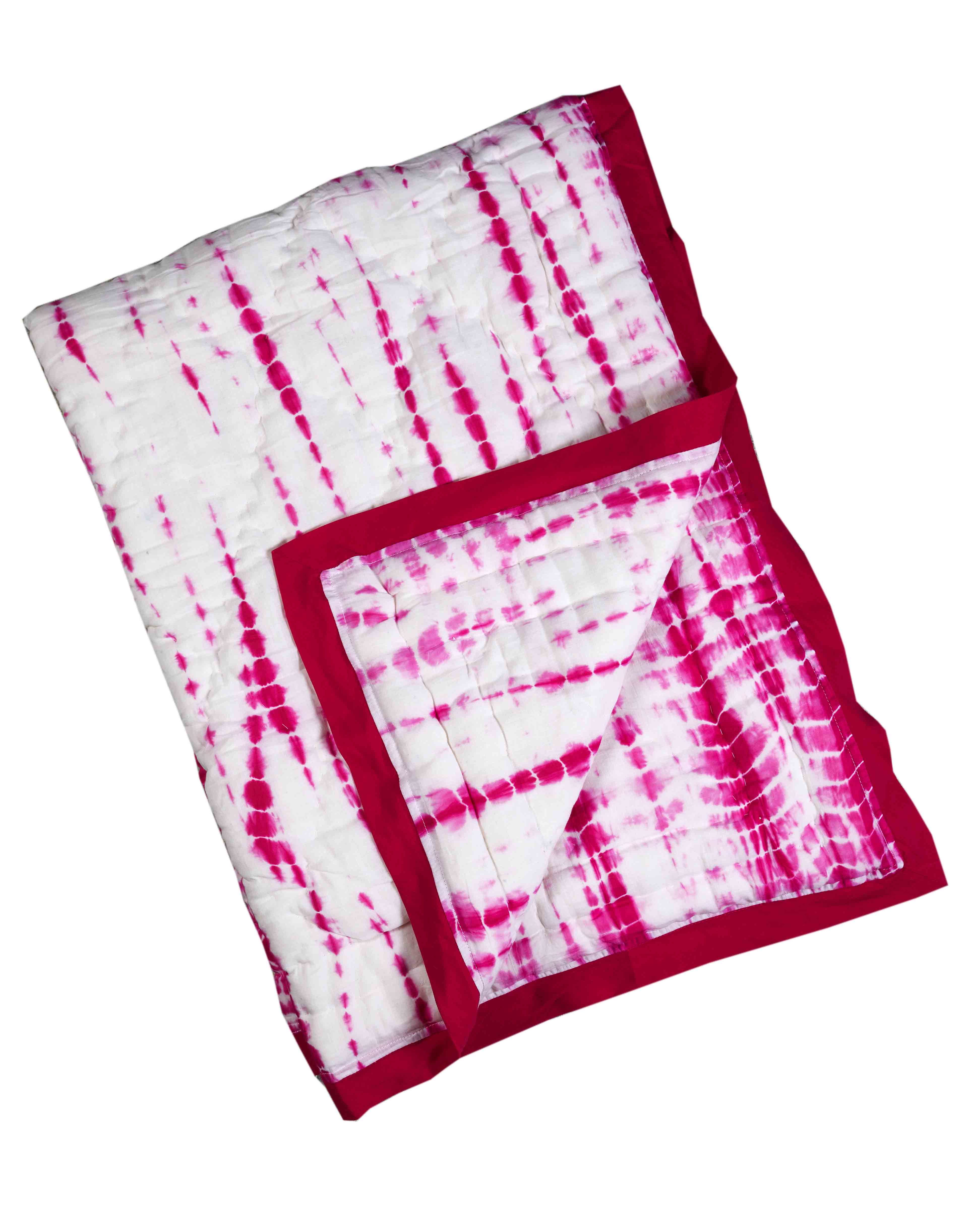 Kyoto Pink Cotton Quilt