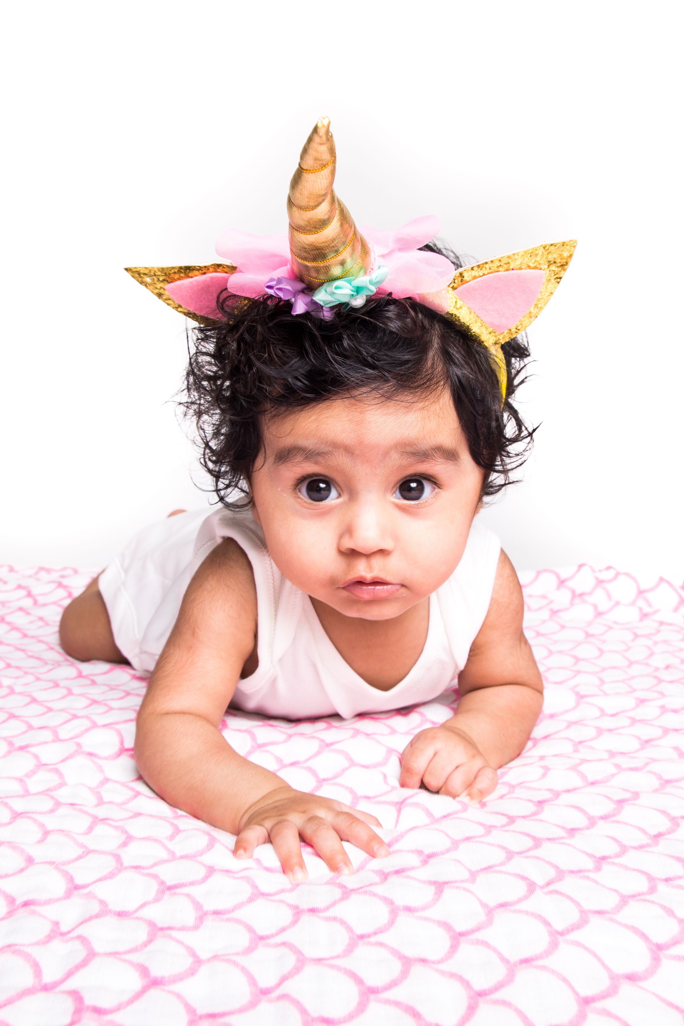 ORGANIC SWADDLE - PINK RAINBOW