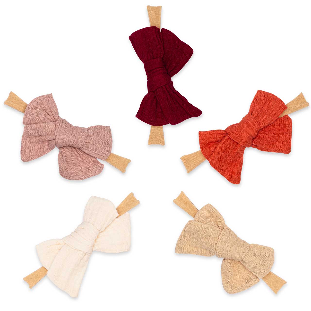 Maple Set - Bows And Headbands - 5 Pack