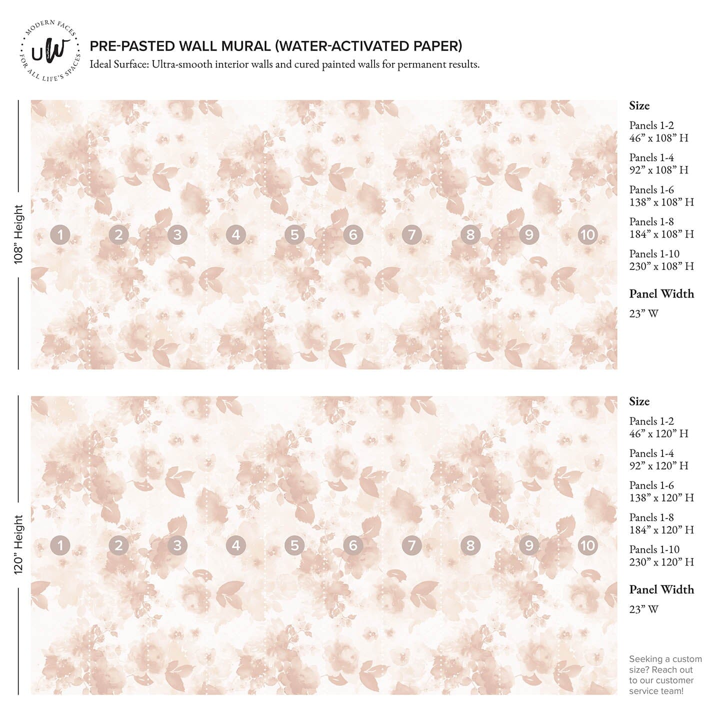 Marigold Mural In Blush