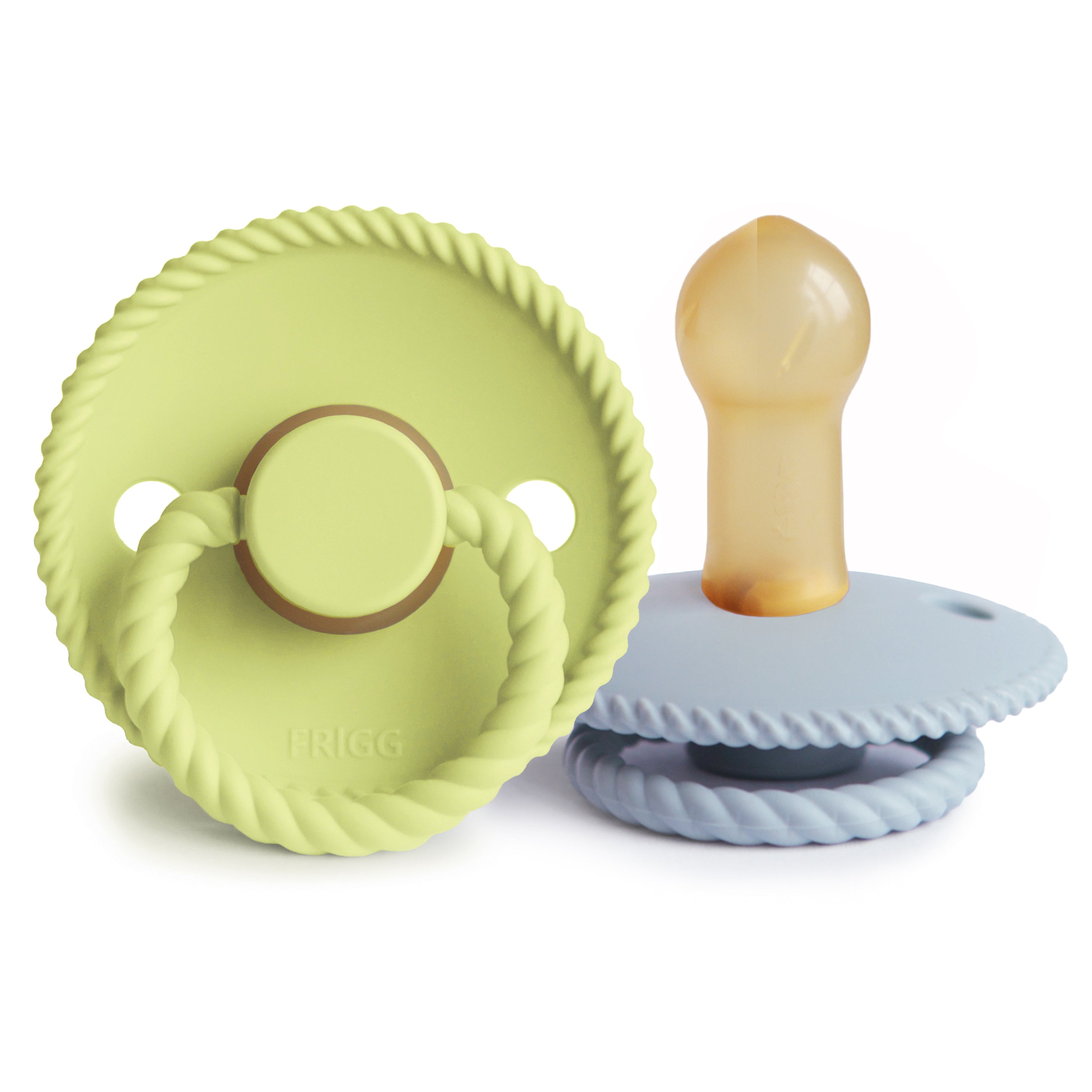 Frigg Rope Natural Rubber Pacifier 2-pack
