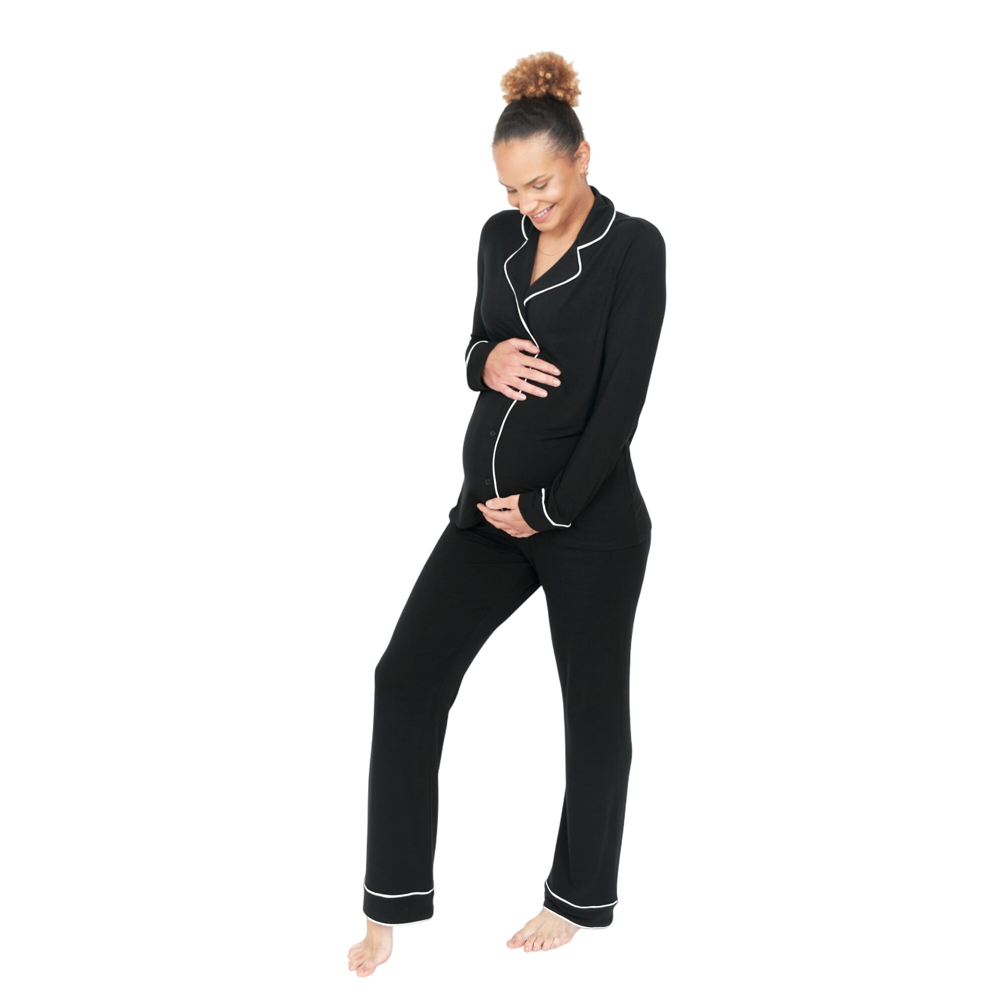 The Black Cloudluxe Classic Pajama Set