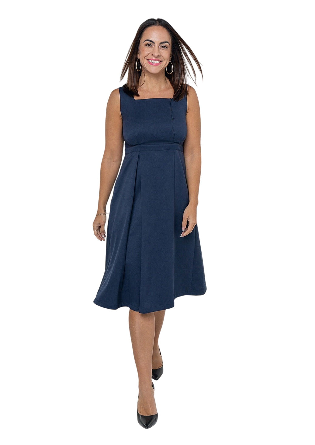 Into The Blue Maternity & Nursing Dress